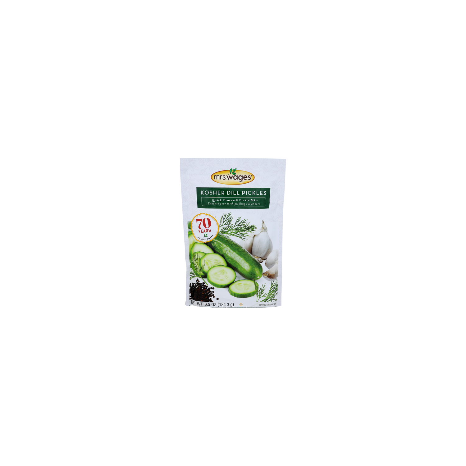 MRS. Wages Kosher Dill Pickles - 6.5 Ounce Image 1 of 4