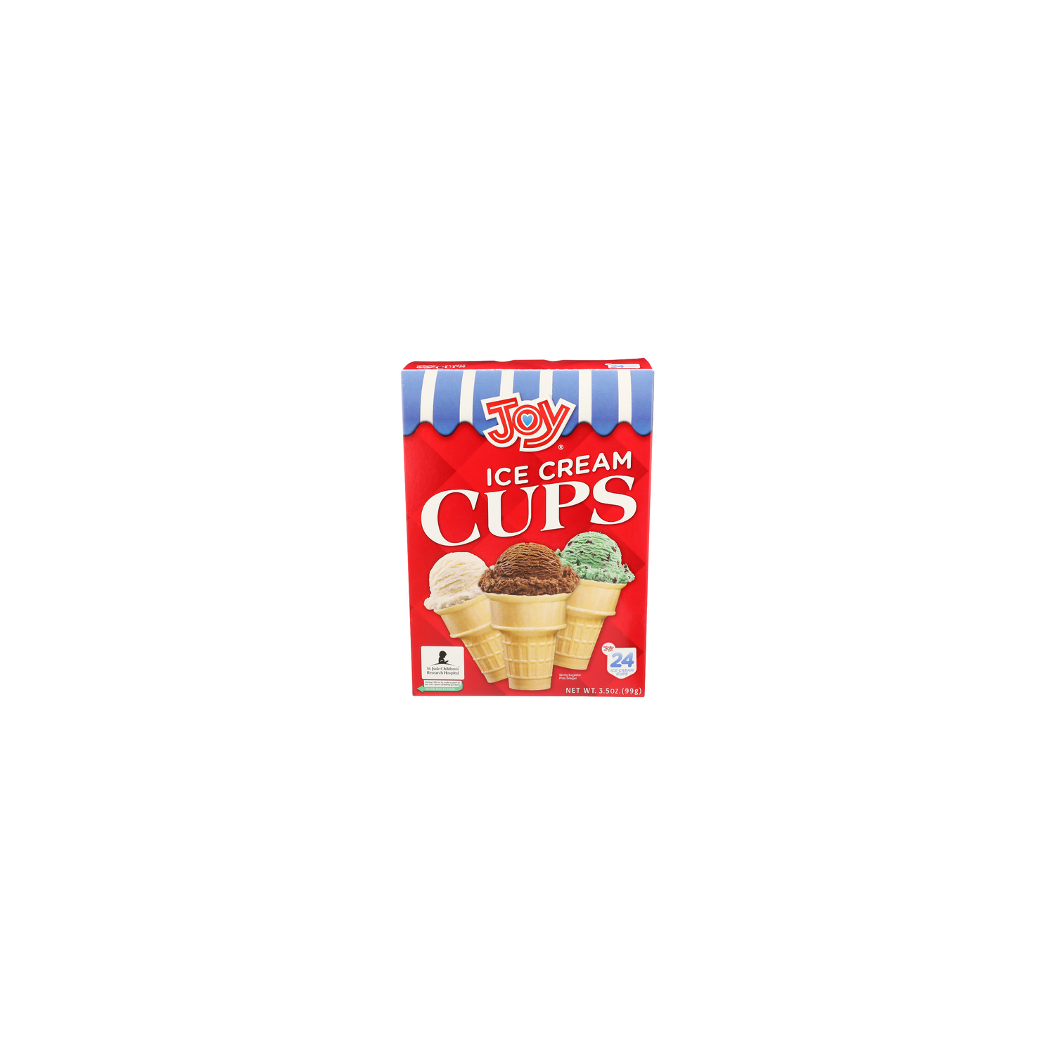 JOY Ice Cream Cups - 0.146 Ounce - 24 Count Image 1 of 4