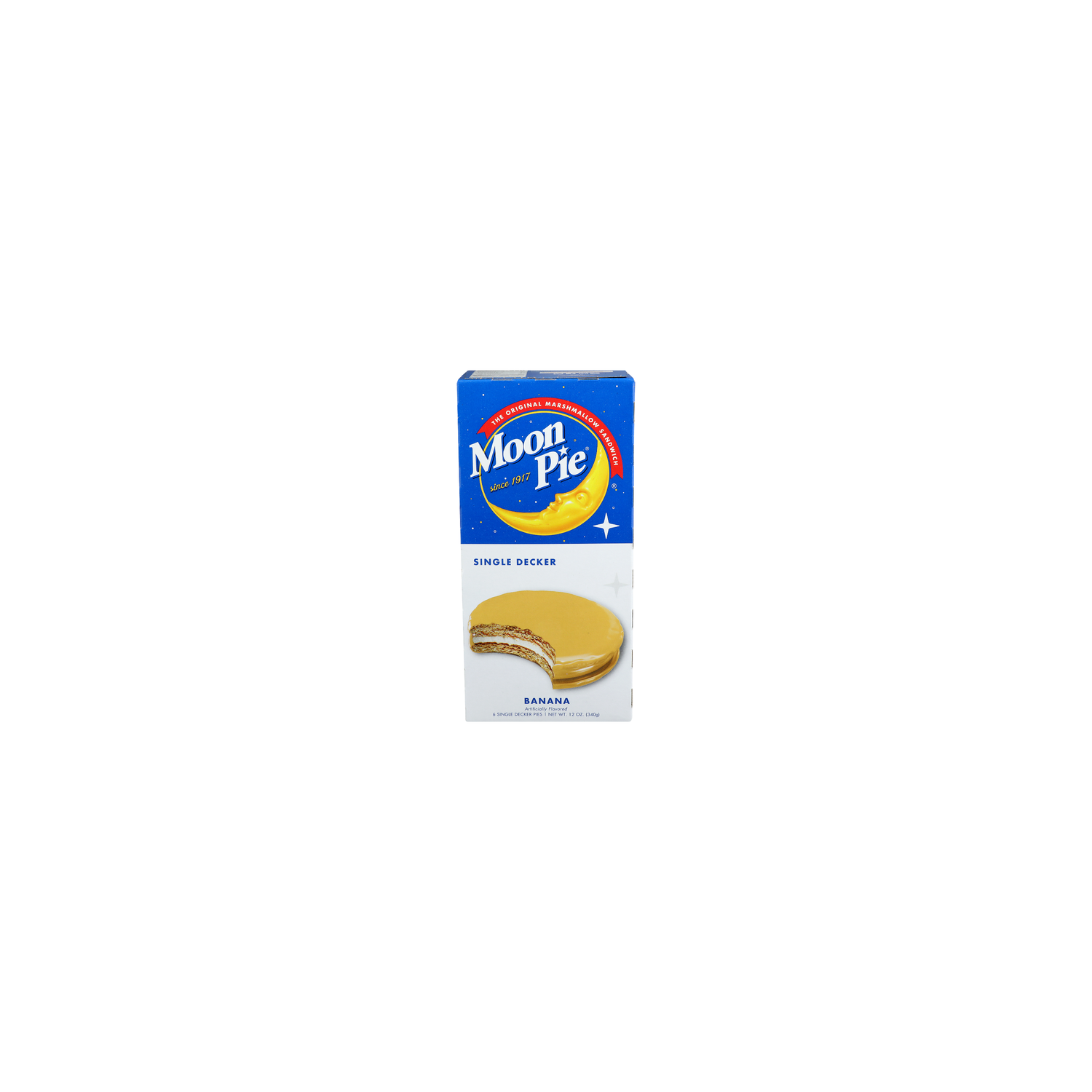 Moon Pie Banana Single Decker - 2 Ounce - 6 Count Image 1 of 4