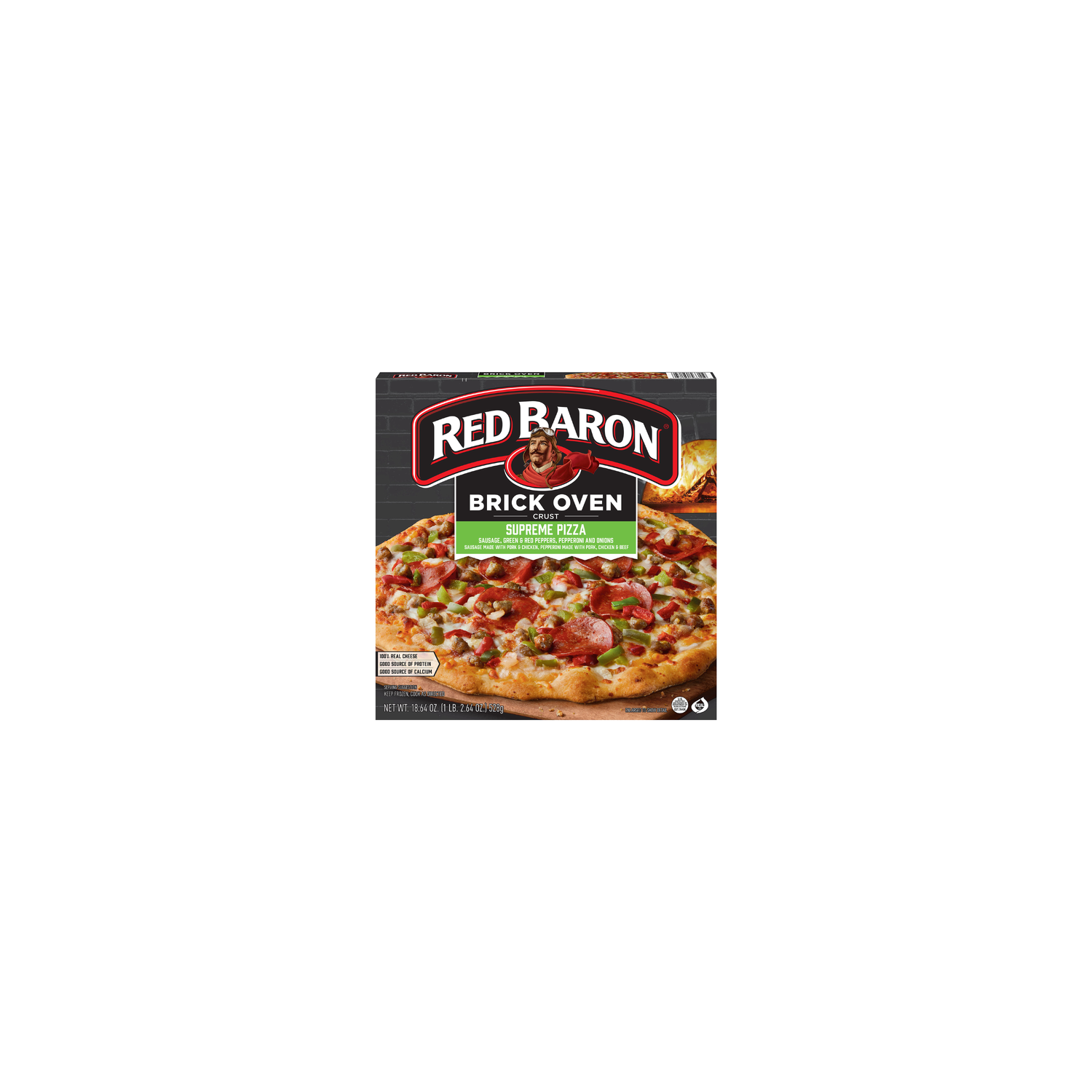 Red Baron Supreme Pizza Brick Oven - 18.64 Ounce Image 1 of 3