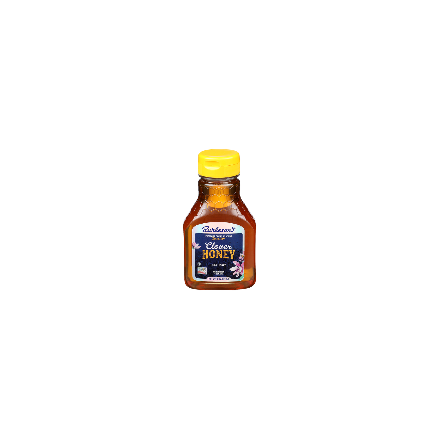BURLESON's Mild • Fancy Clover Honey - 12 Ounce Image 1 of 3