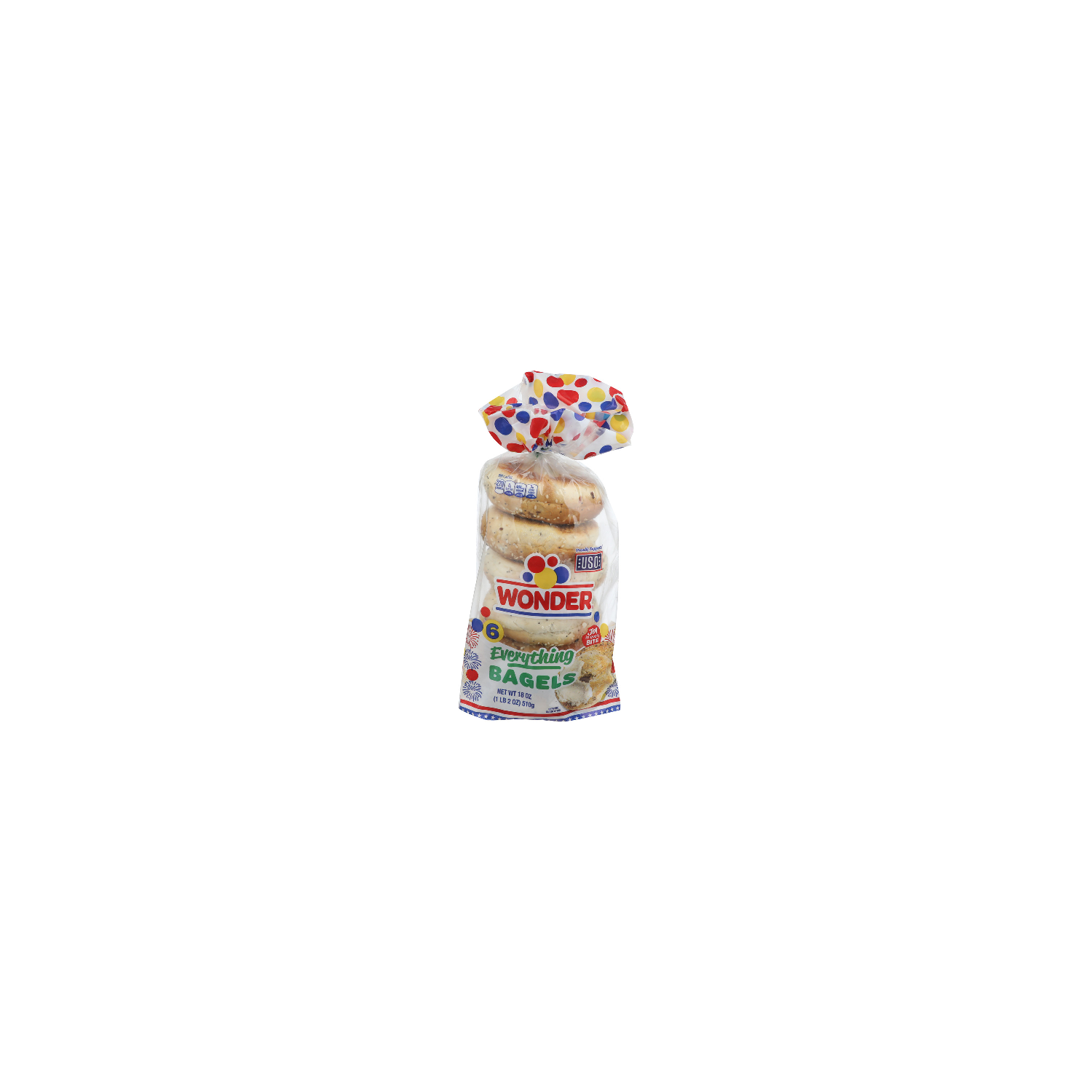 Wonder Everything Bagels - 3 Ounce - 6 Count Image 1 of 4