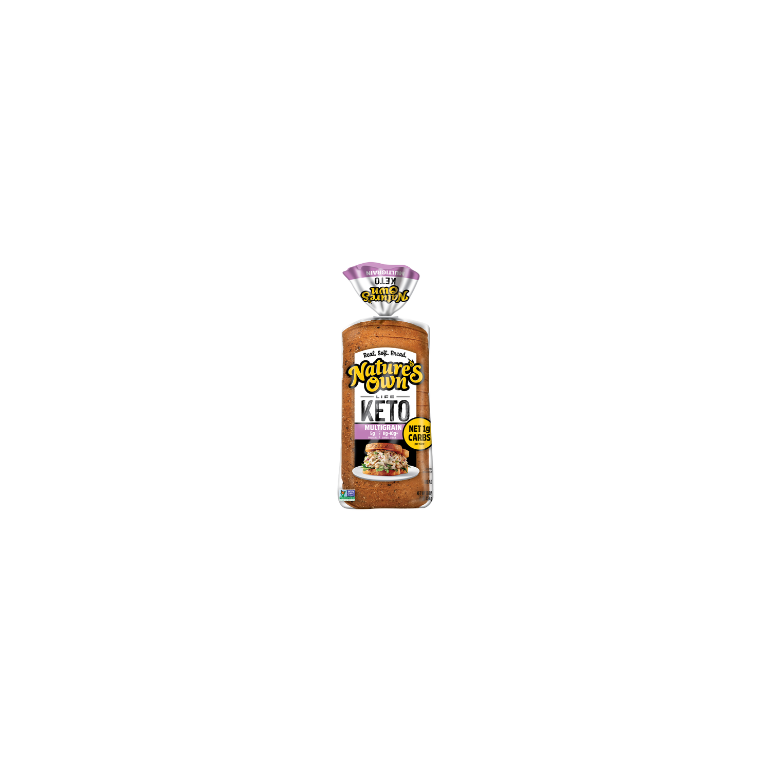 Nature's Own Life Sliced Keto Soft Multigrain Bread - 16 Ounce