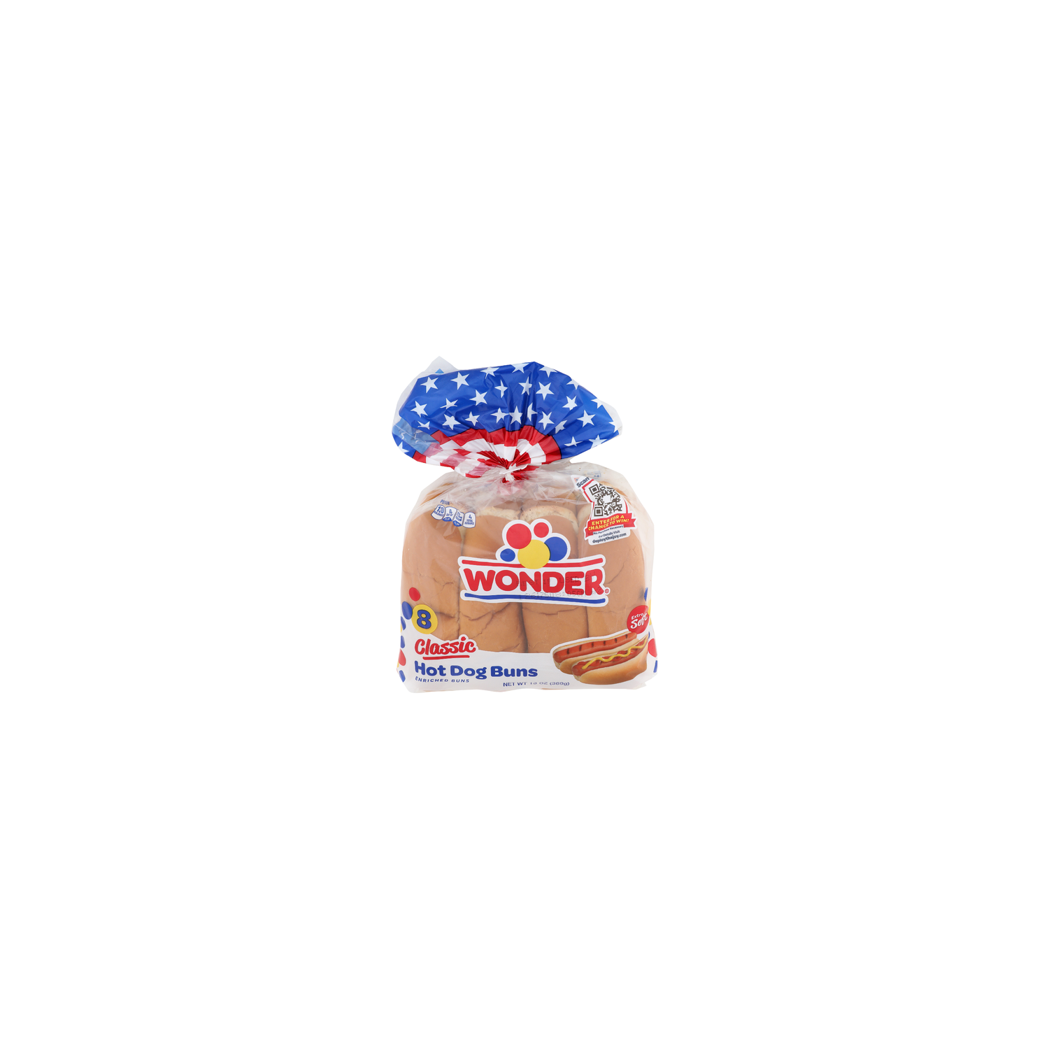 Wonder Classic Extra Soft Hot Dog Buns - 1.625 Ounce - 8 Count Image 1 of 2