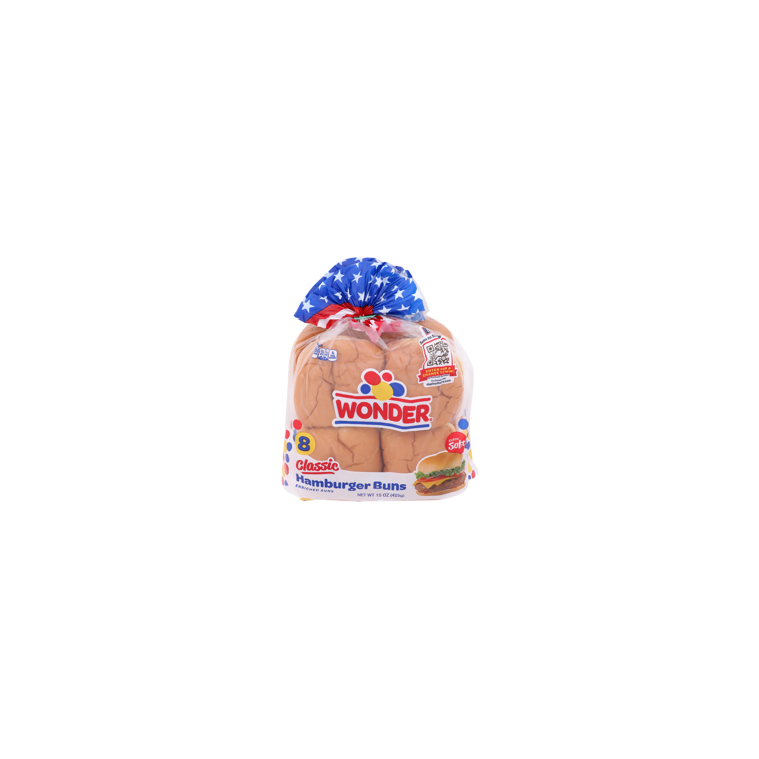 Wonder Classic Hamburger Buns - 1.875 Ounce - 8 Count Image 1 of 4