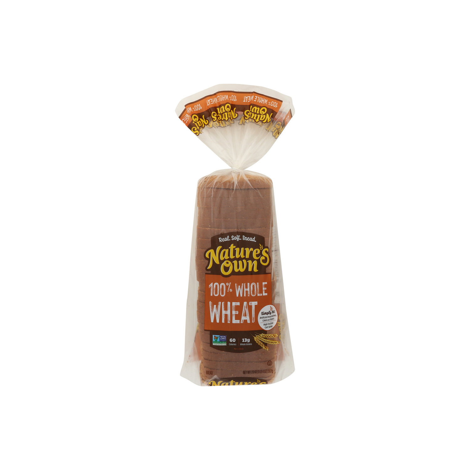 NATURE's Own 100% Whole Wheat Bread Loaf - 20 Ounce Image 1 of 2