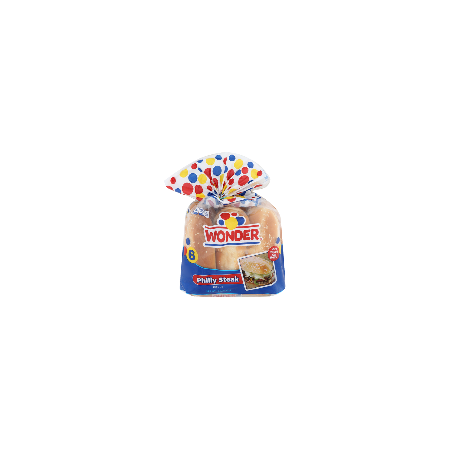 Wonder Rolls Philly Steak - 2.5 Ounce - 6 Count Image 1 of 2