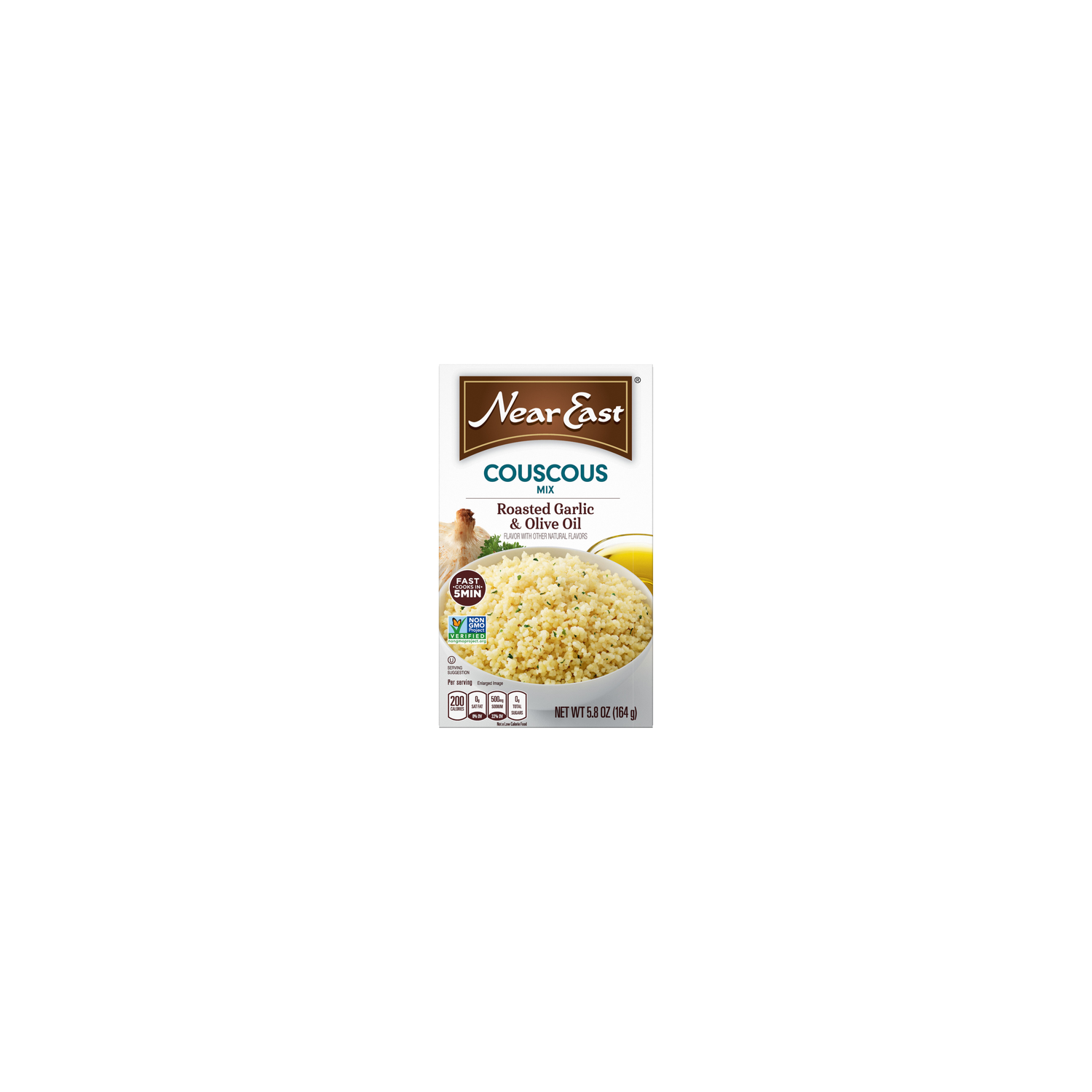 Near East Couscous Mix Roasted Garlic & Olive Oil - 164 Gram Image 1 of 3