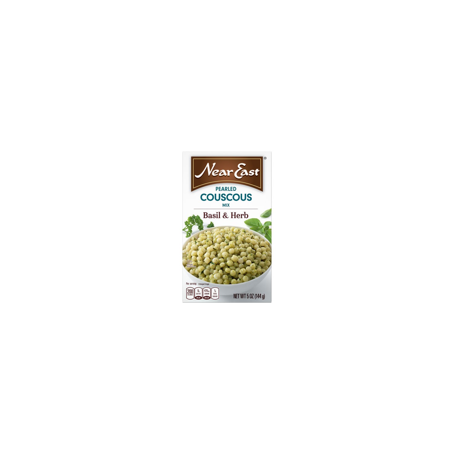 Near East Pearled Couscous Mix Basil & Herb - 5 Ounce Image 1 of 3