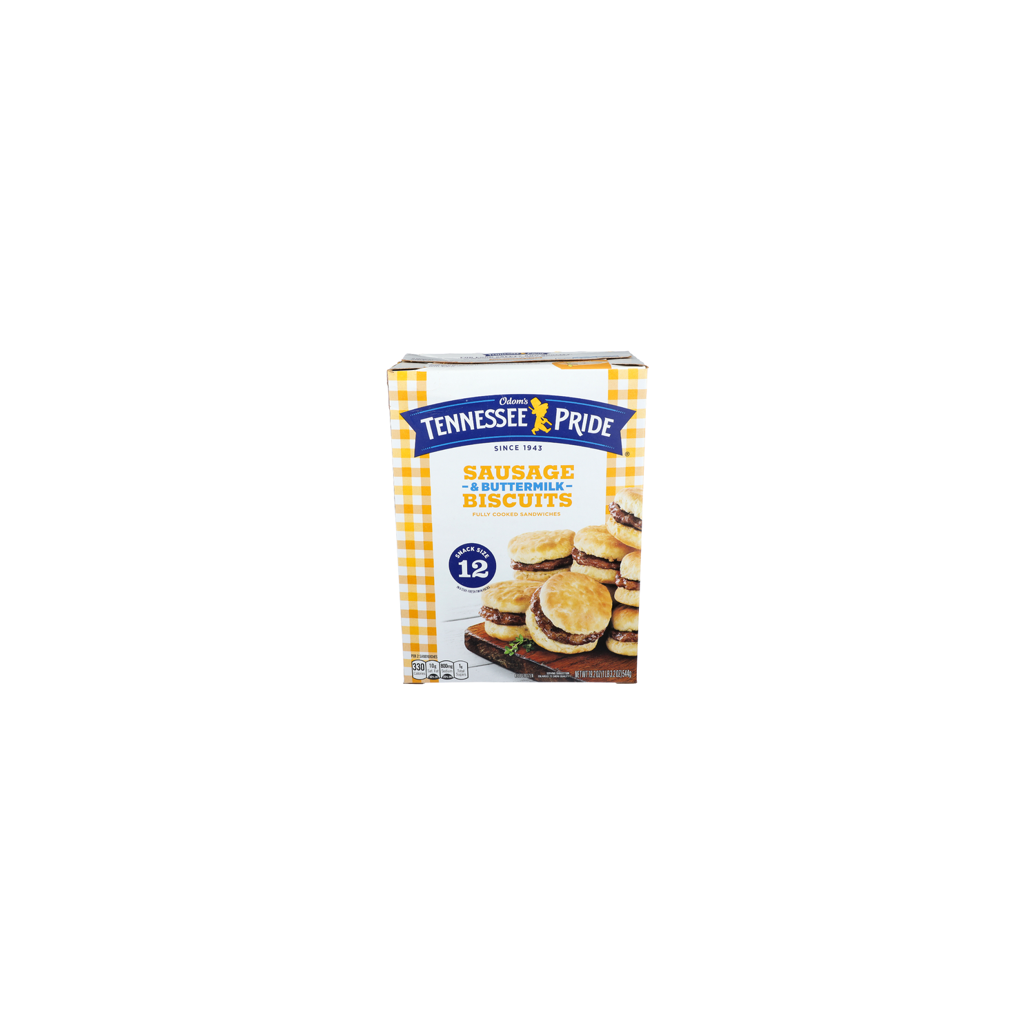 ODOM's Tennessee Pride Sausage & Buttermilk Biscuits - 3.2 Ounce - 6 Count Image 1 of 4