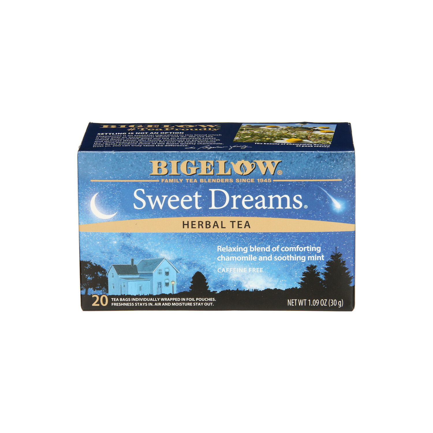Bigelow Sweet Dreams Herbal Tea Bags - 0.055 Ounce - 20 Count Image 1 of 3
