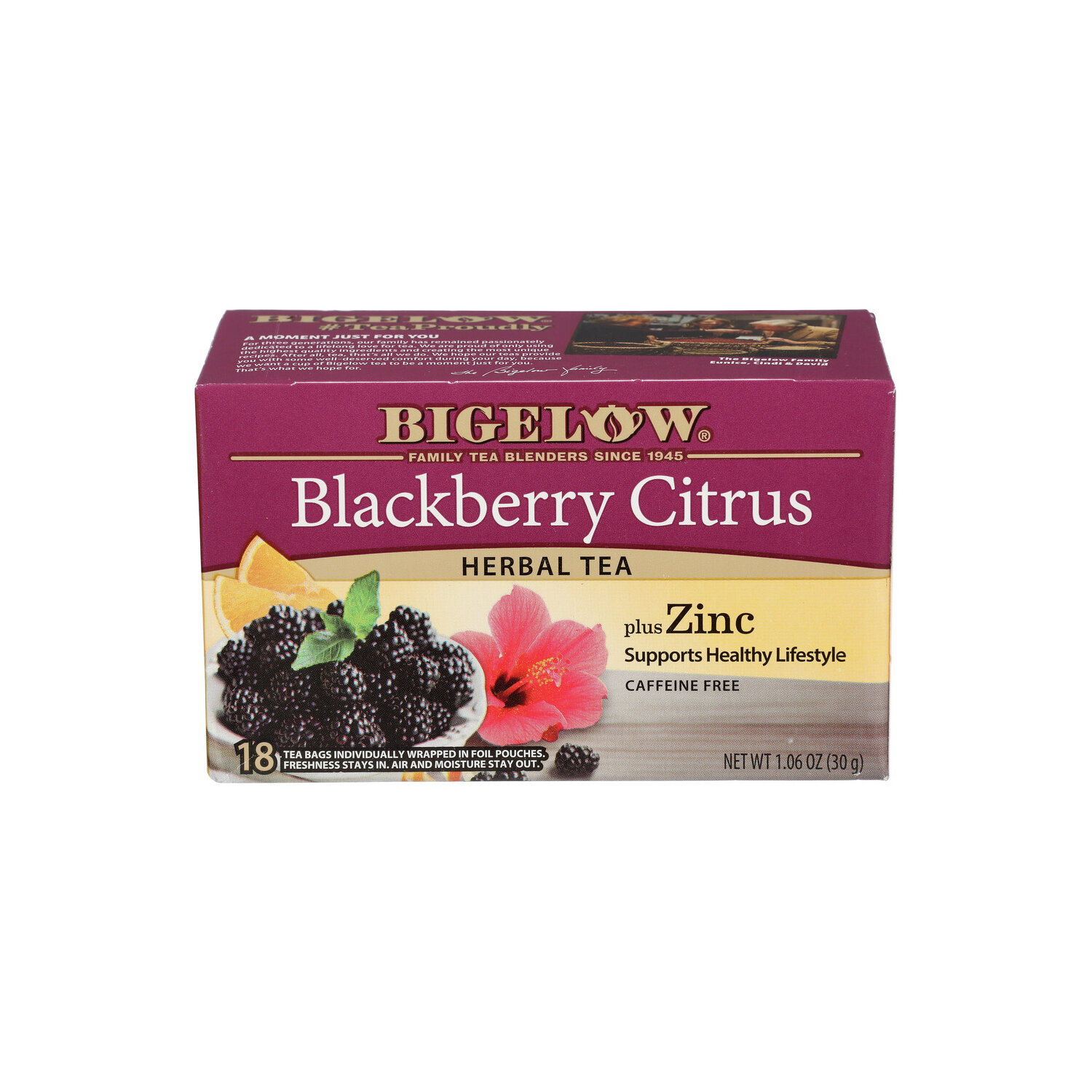Bigelow Sweet And Tangy Blackberry With Hint Of Citrus Notes