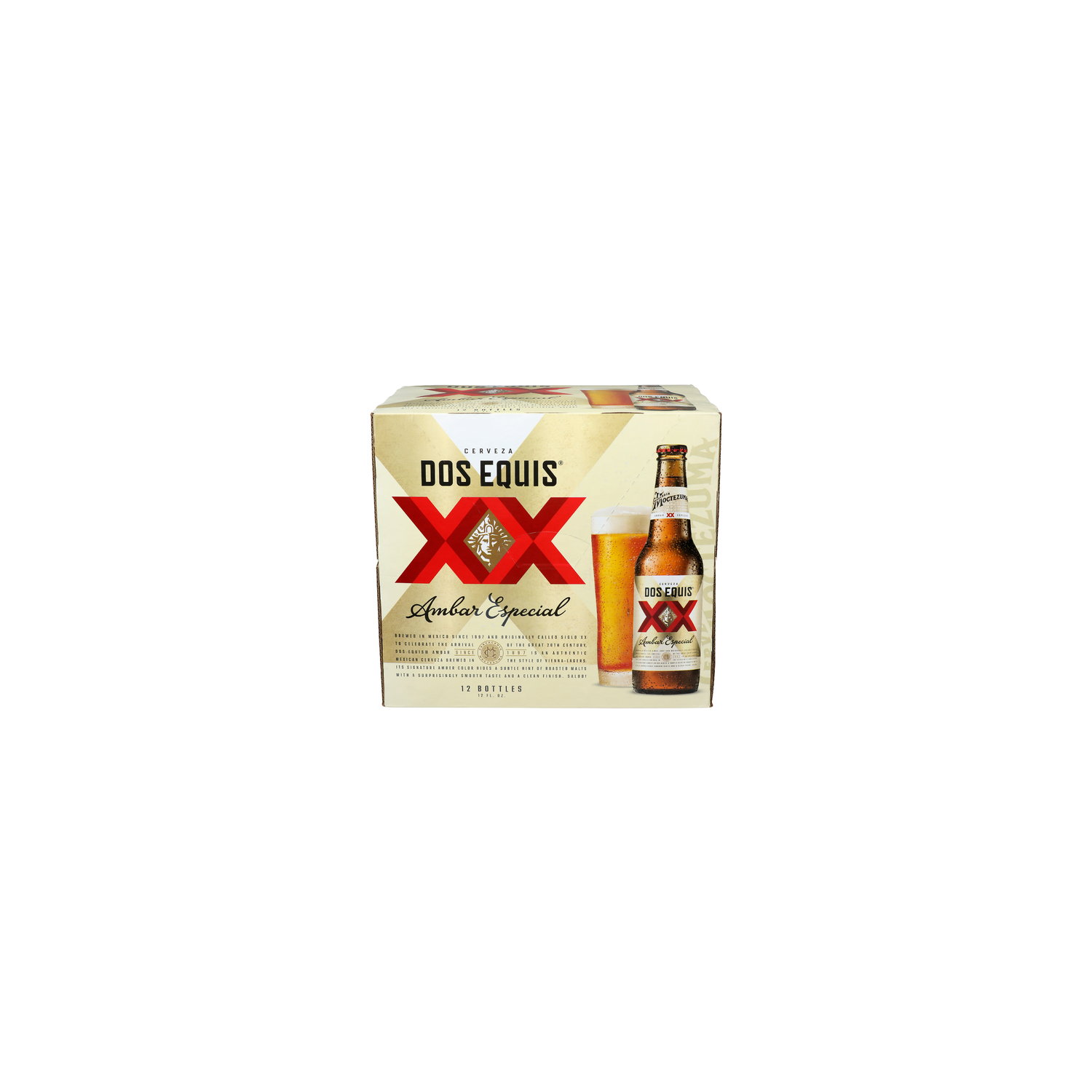 Dos Equis Ambar Cerveza XX Especial - 12 Count Image 1 of 3