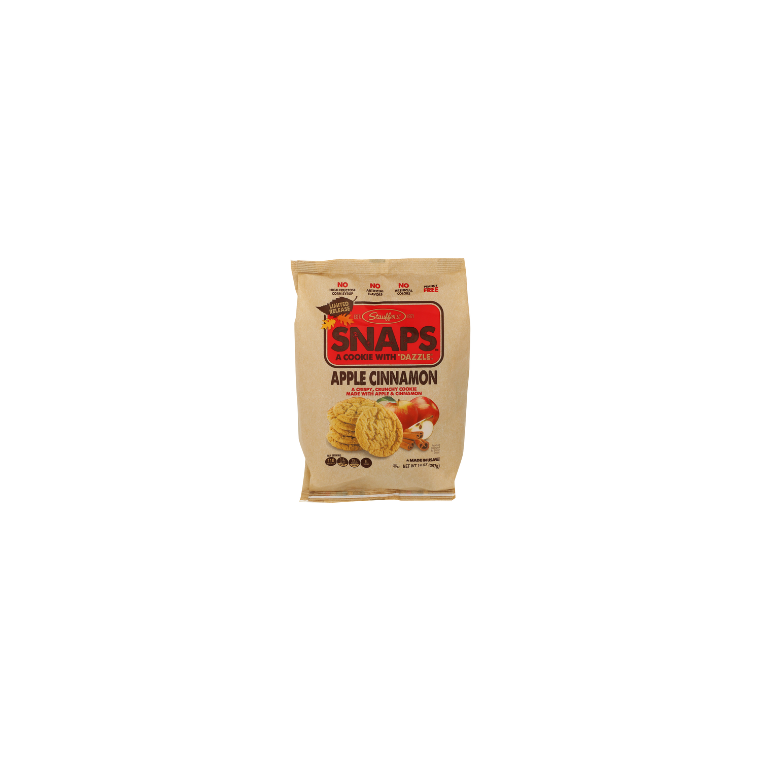 STAUFFER's Apple Cinnamon Snaps Cookies - 14 Ounce Image 1 of 4