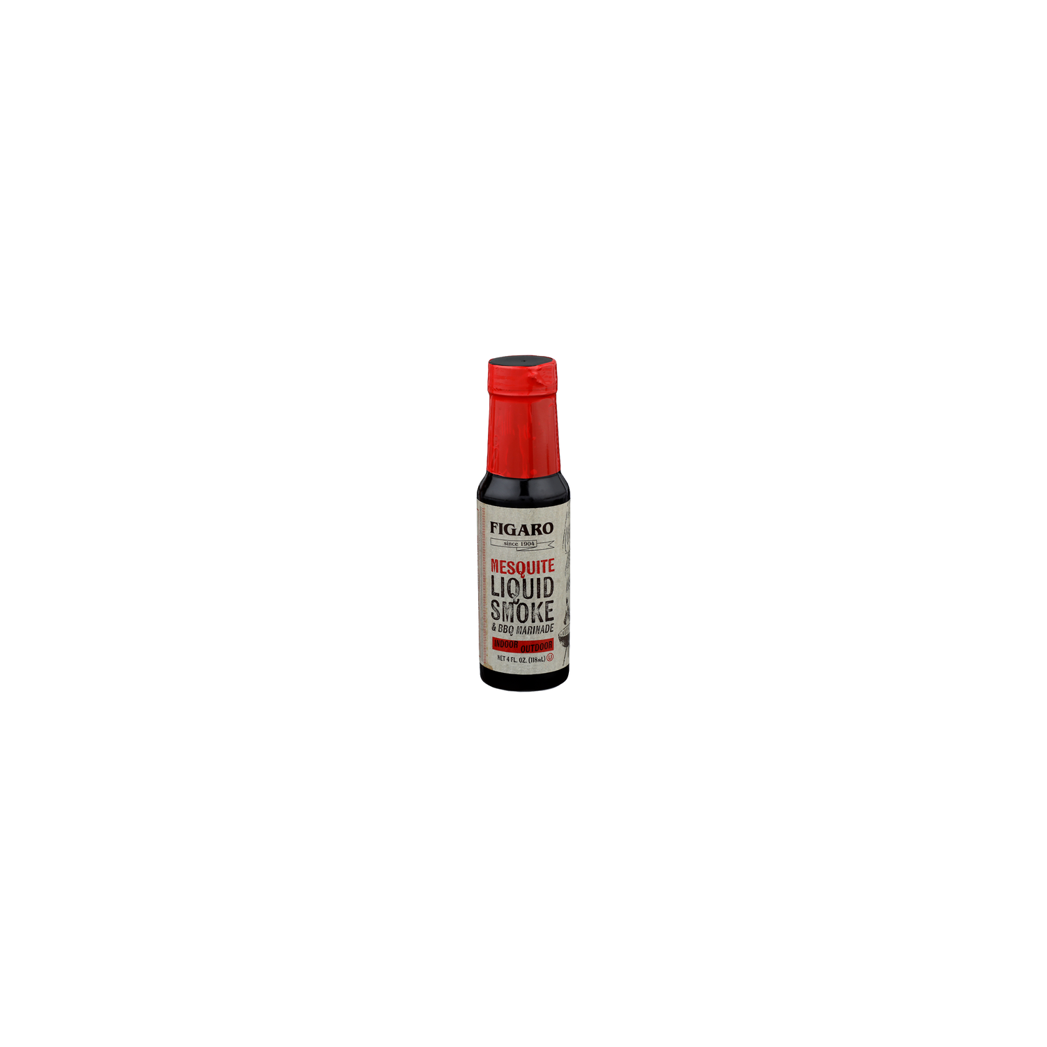 Figaro Mesquite Liquid Smoke & Bbq Marinade - 4 Fluid Ounce Image 1 of 4