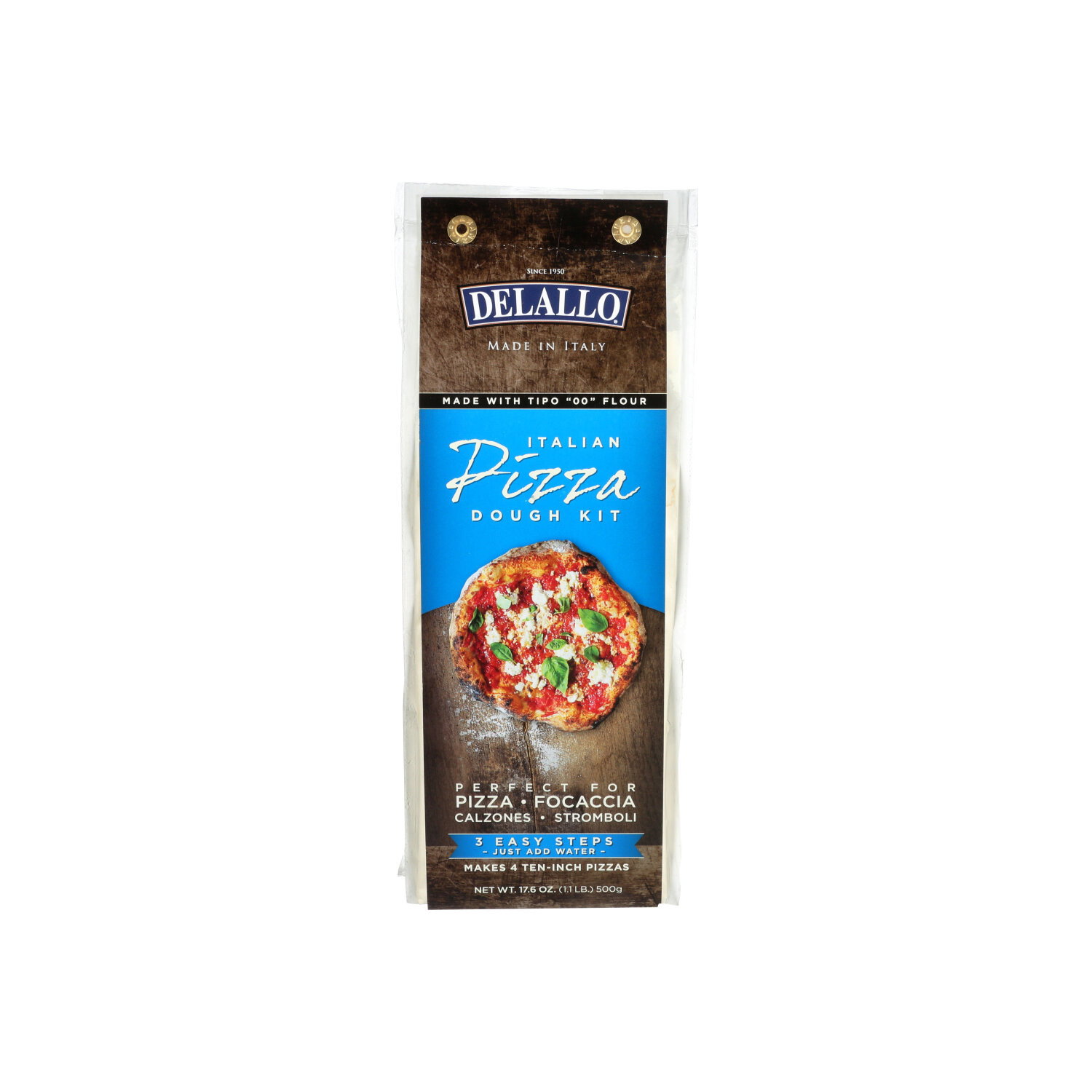 Delallo Italian Pizza Dough Kit - 17.6 Ounce - Brookshire's
