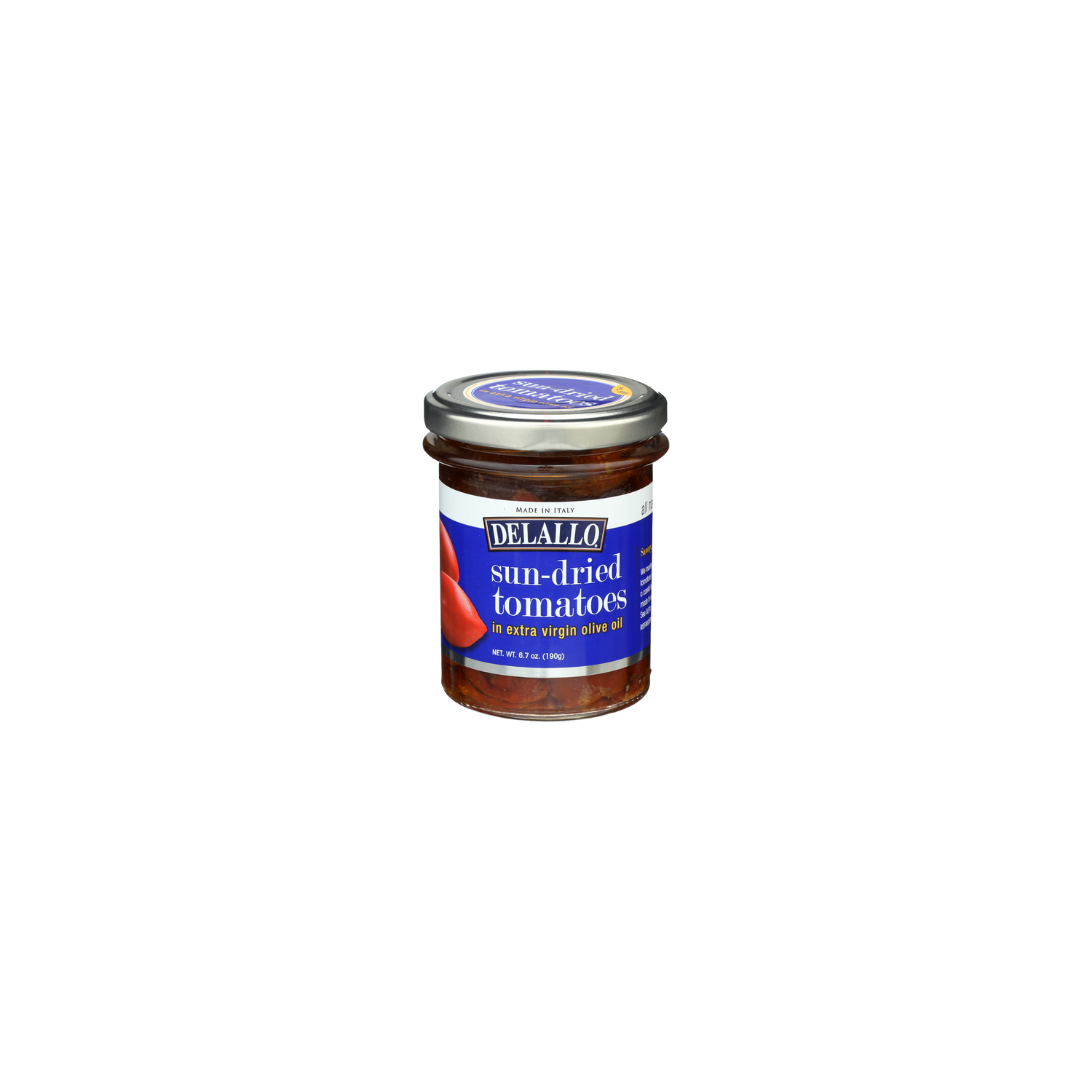 Delallo Sun Dried Tomatoes In Olive Oil Extra Virgin - 6.7 Ounce Image 1 of 2