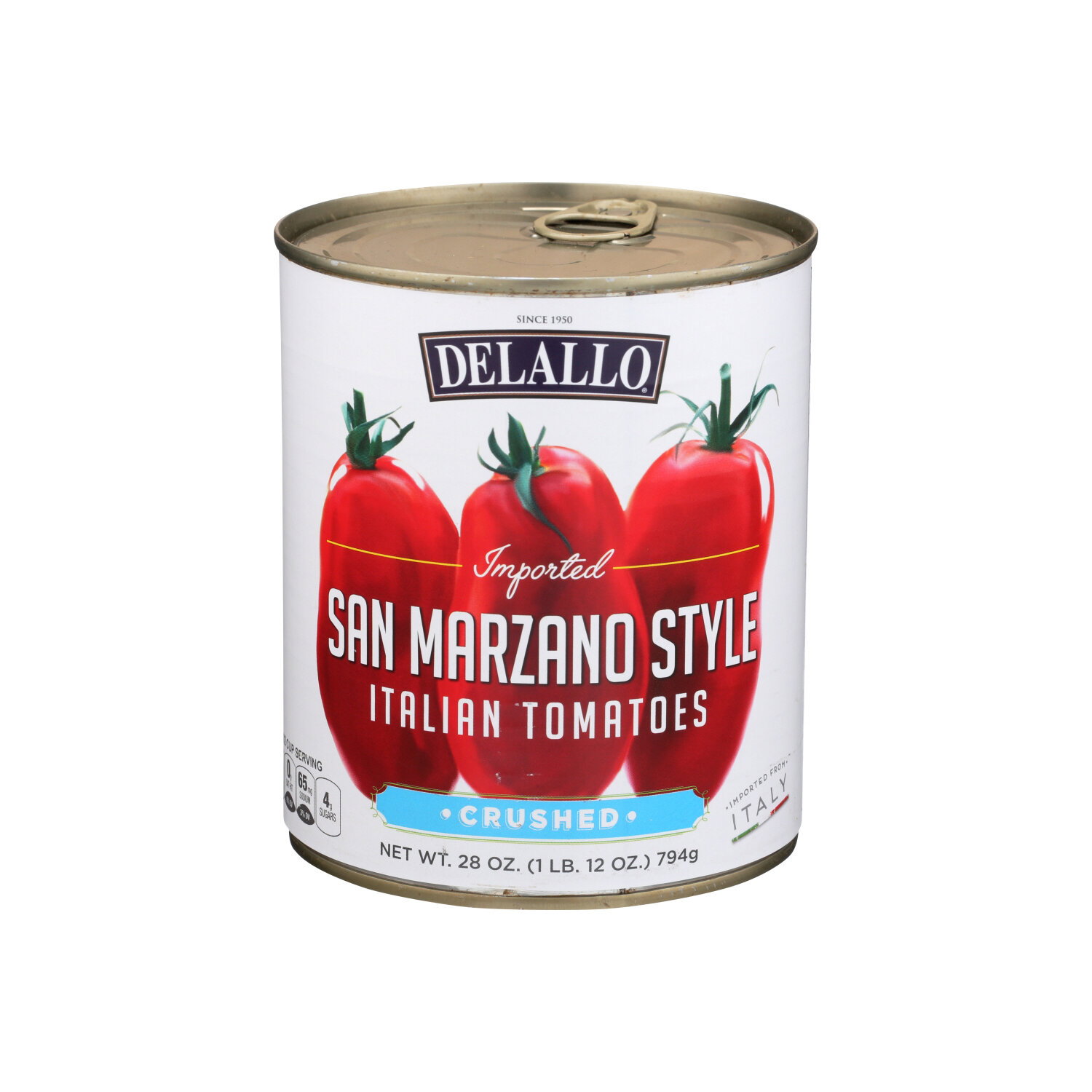 Delallo Crushed San Marzano Style Tomatoes - 28 Ounce Image 1 of 4