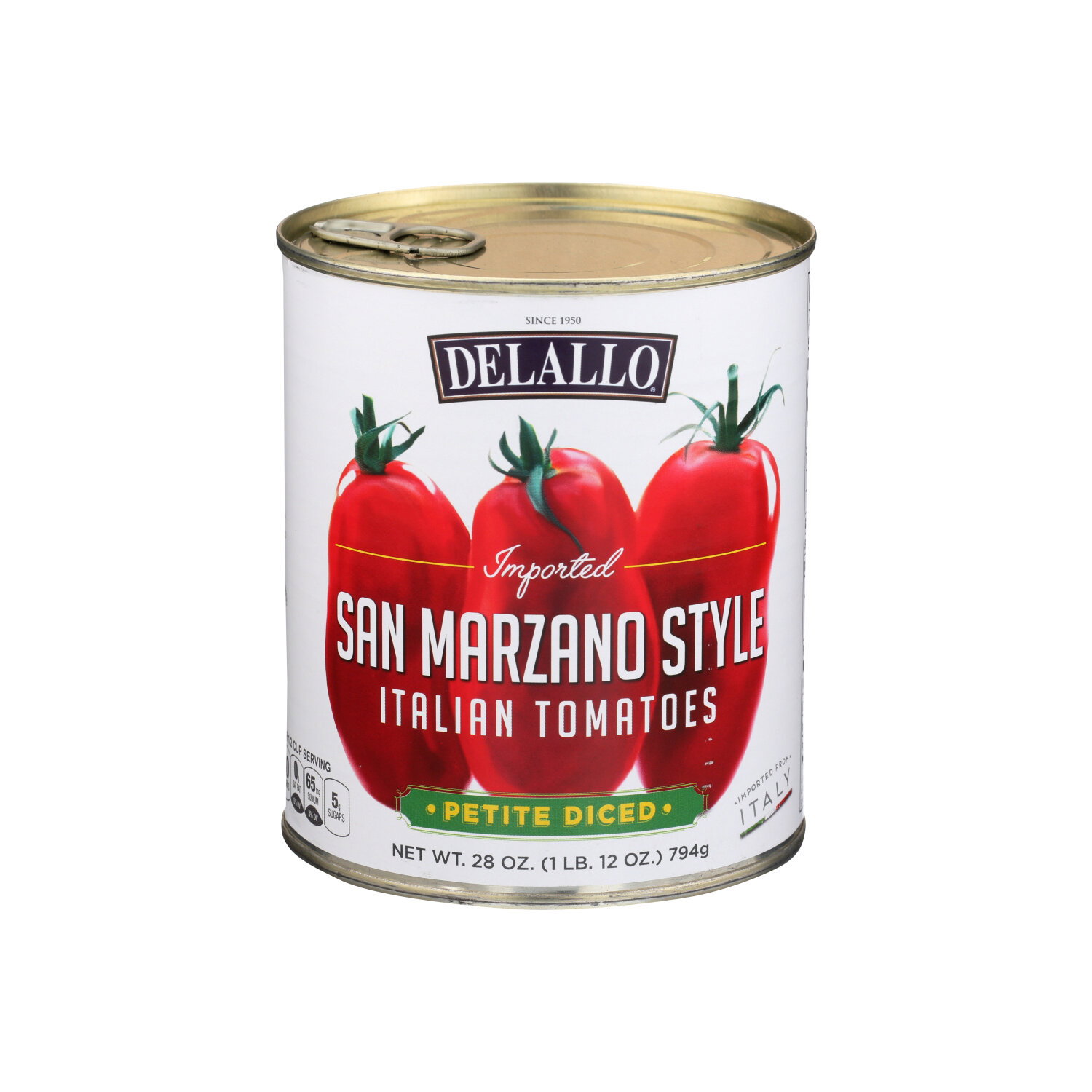 DeLallo San Marzano Style Petite Diced Tomatoes - 28 Ounce Image 1 of 2