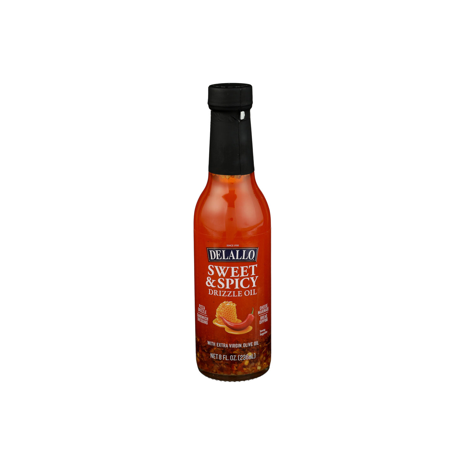Delallo Sweet, Savory, Hot Sweet & Spicy Dipping Oil Dip & Drizzle - 8 Fluid Ounce Image 1 of 4