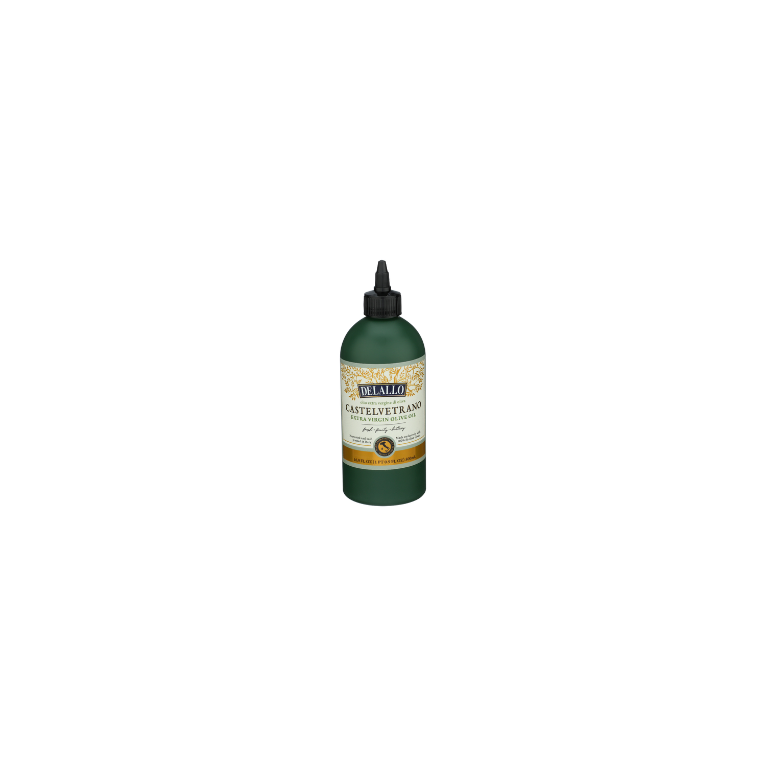 Delallo Buttery, Peppery Olive Oil Castelvetrano Extra Virgin - 16.9 Fluid Ounce Image 1 of 4