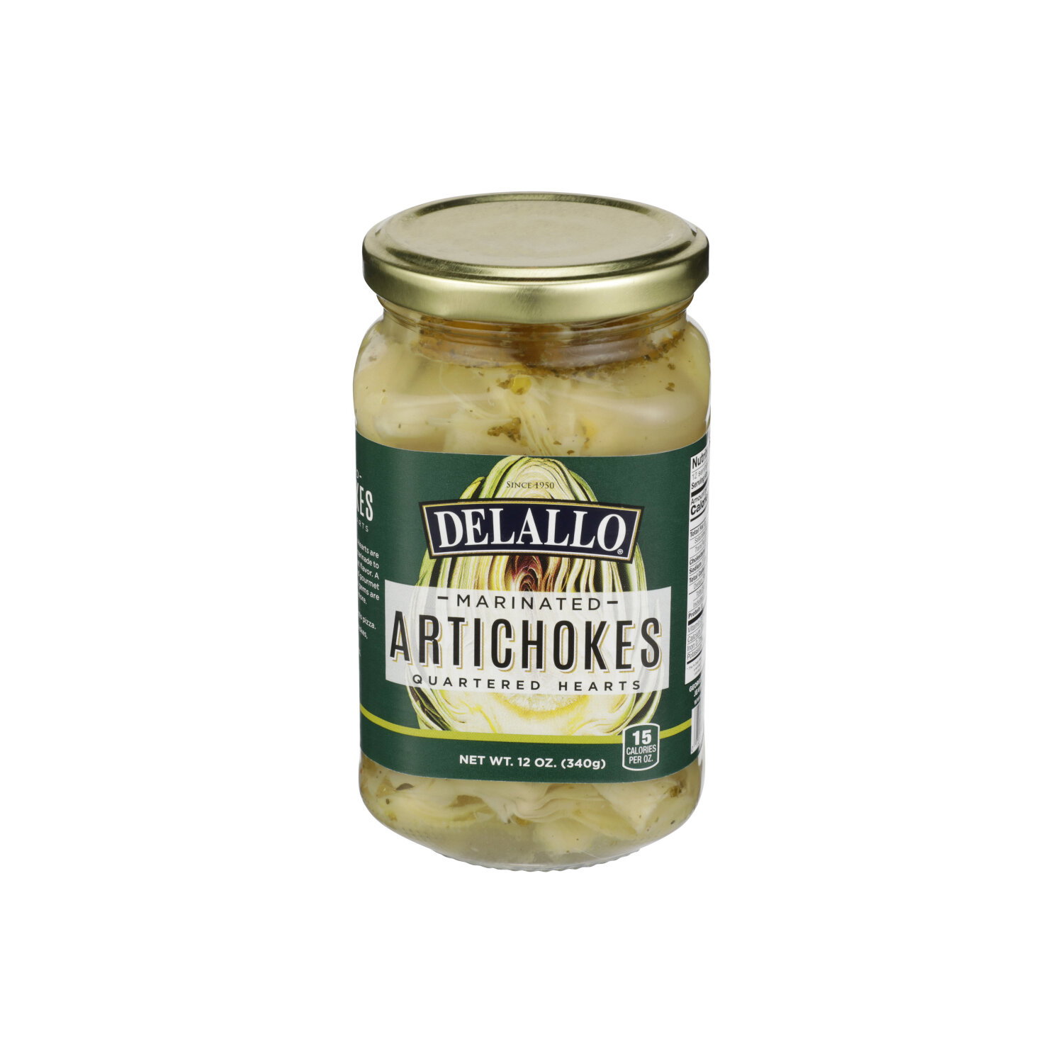 DeLallo Quartered & Marinated Artichoke Hearts - 12 Ounce Image 1 of 2