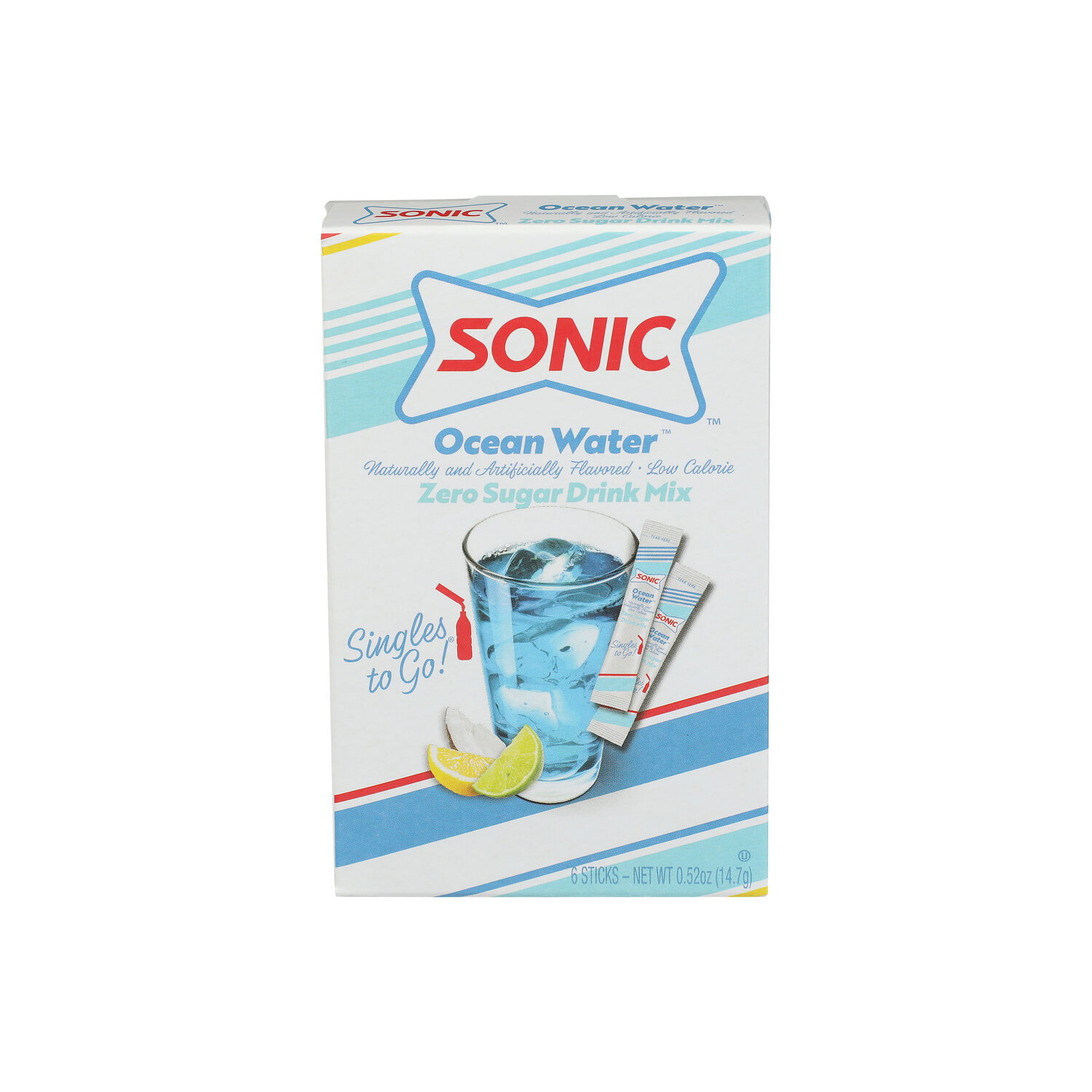 Sonic Ocean Water Singles To Go Powdered Drink Mix Sugar Free Caffeine Free Non Carbonated 2 Boxes 6 Sachet Per Box 12 Total Servings - View #10