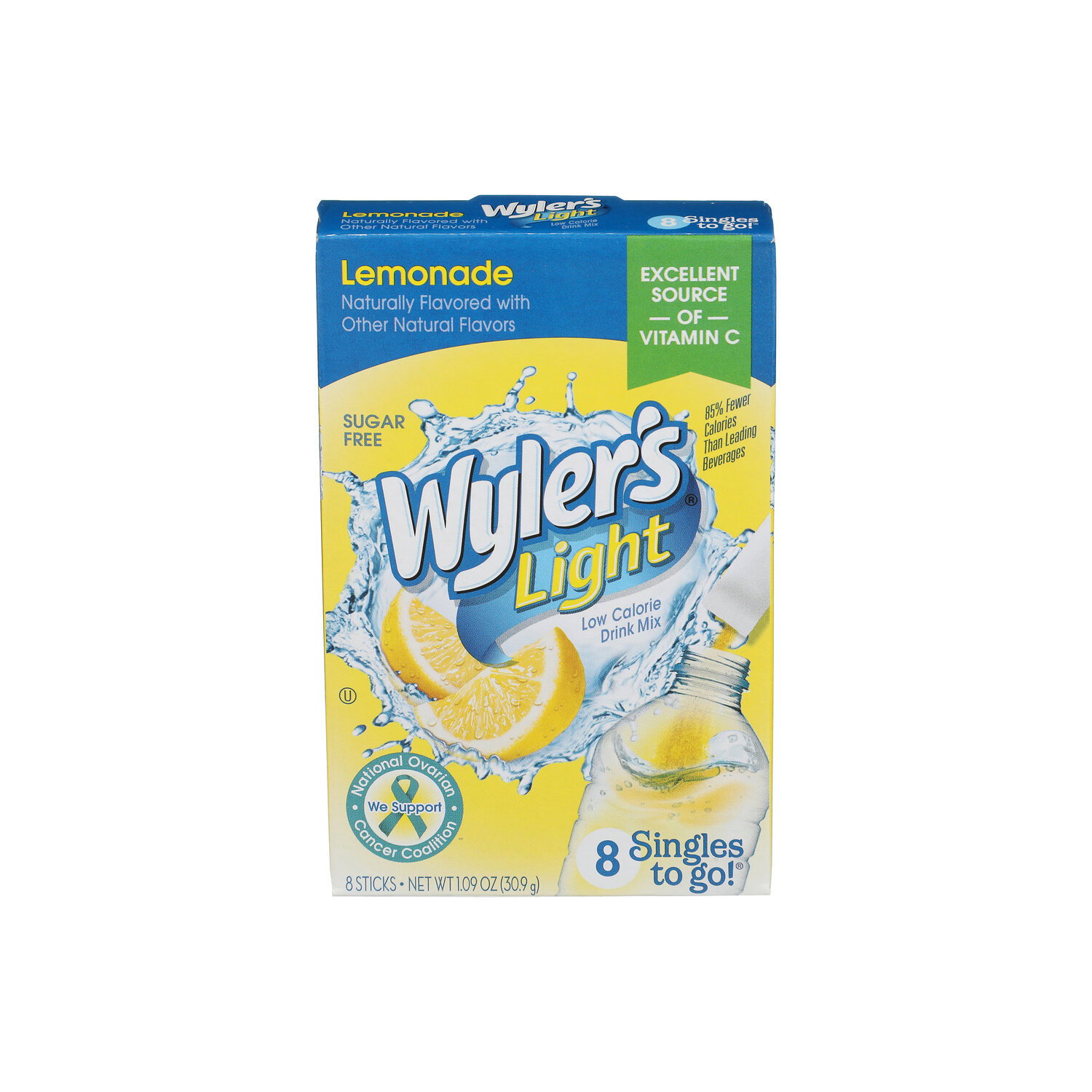 WYLER's Light Lemonade Drink Mix - 0.136 Ounce - 8 Count Image 1 of 4