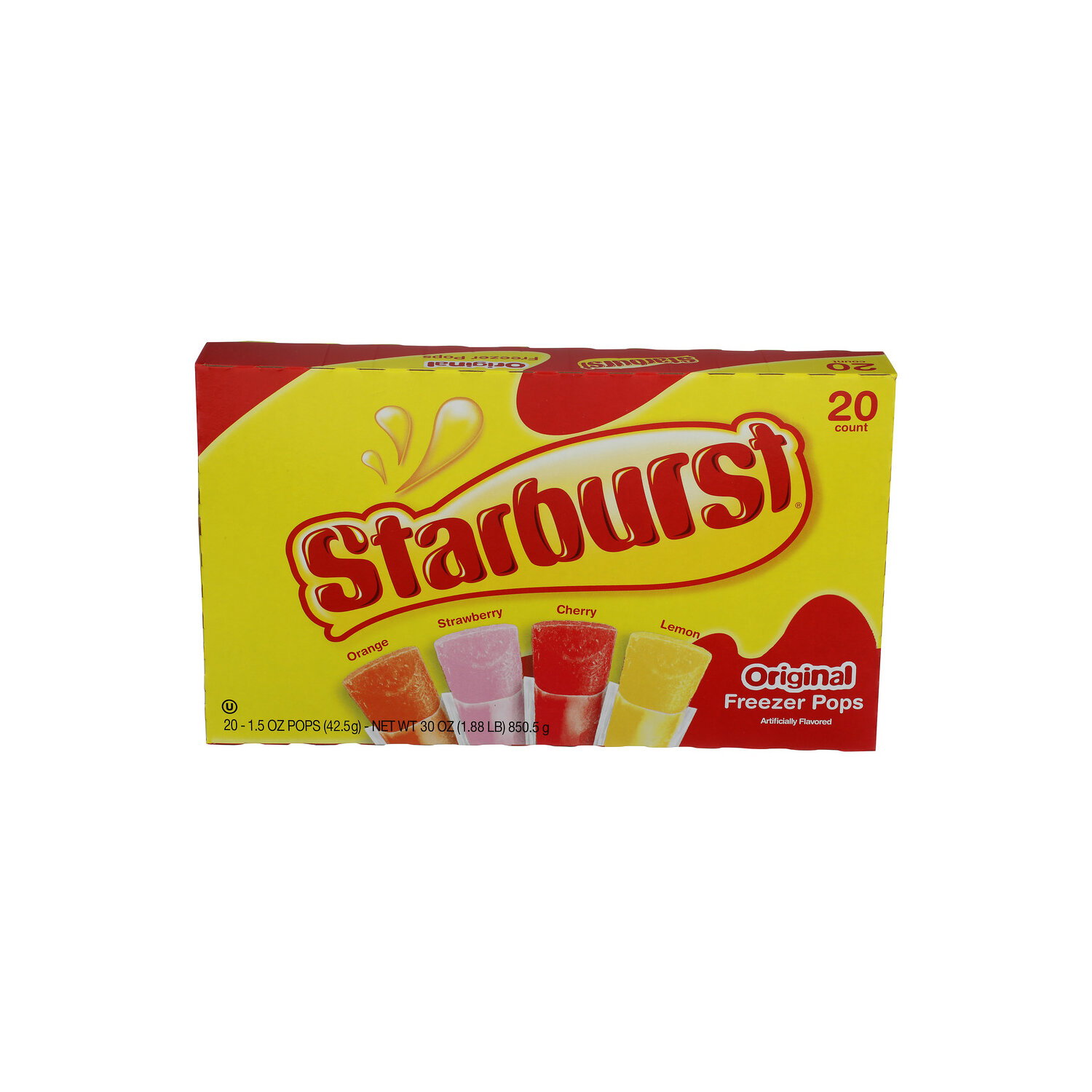 Starburst Freezer Pops - 1.5 Ounce - 20 Count Image 1 of 4