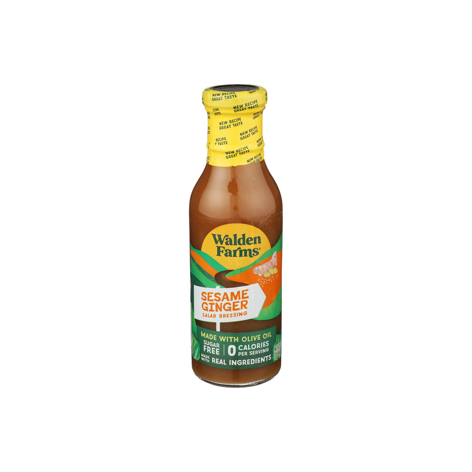 Walden Farms Sesame Ginger Dressing - 12 Fluid Ounce Image 1 of 4