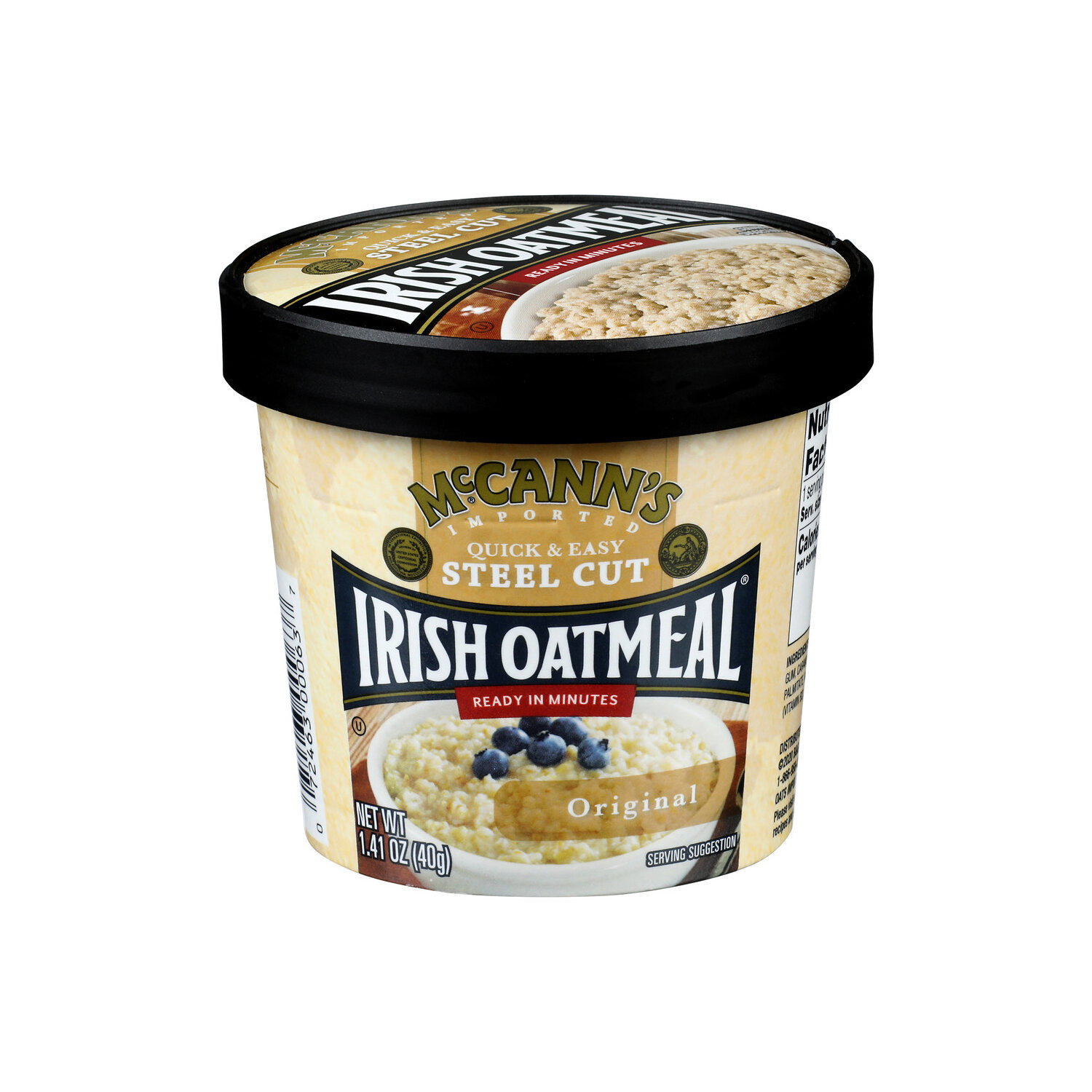 MCCANN's Original Steel Cut Irish Oatmeal - 1.41 Ounce Image 1 of 4