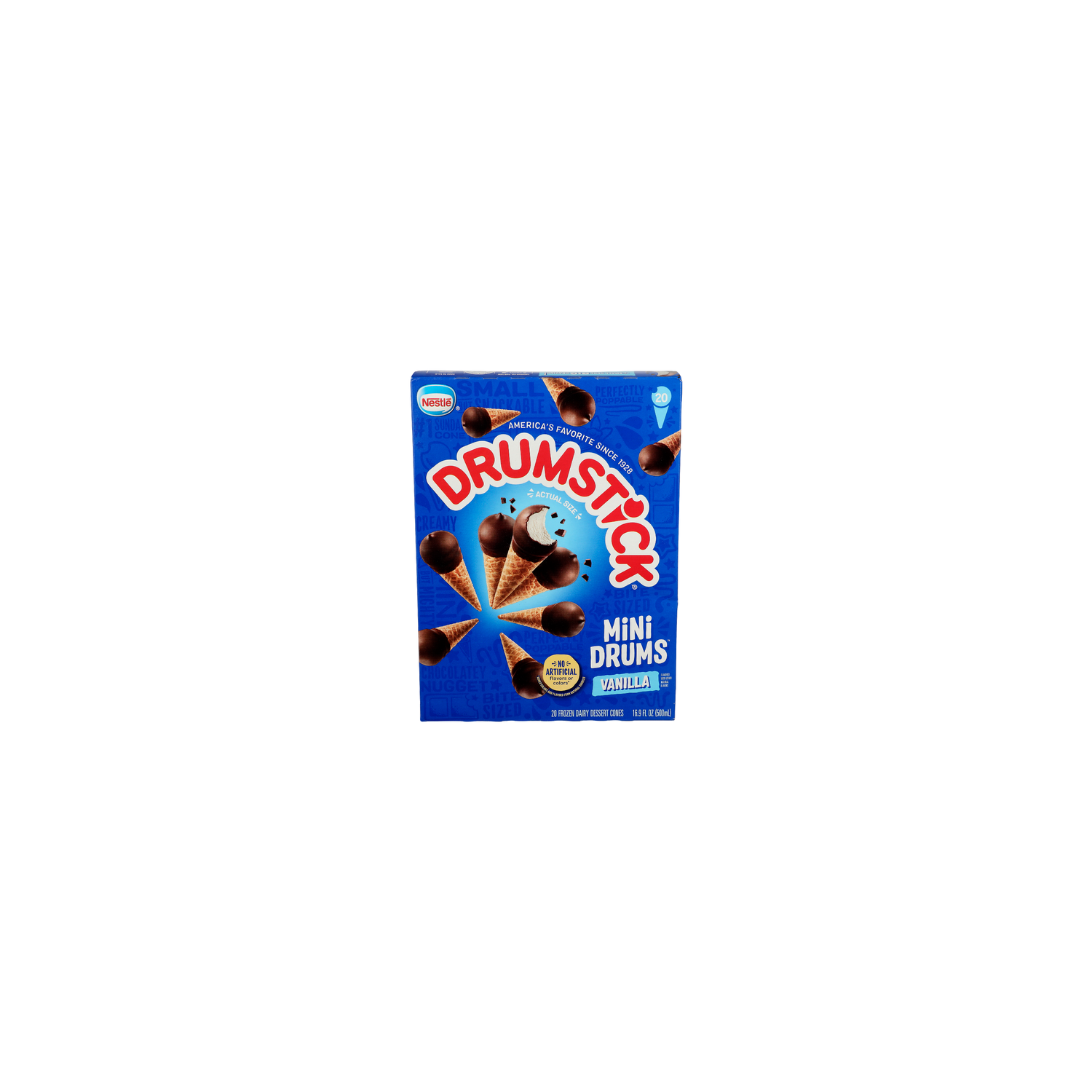 Nestle Vanilla Dessert Cone Mini Drums - 0.845 Fluid Ounce - 20 Count Image 1 of 4