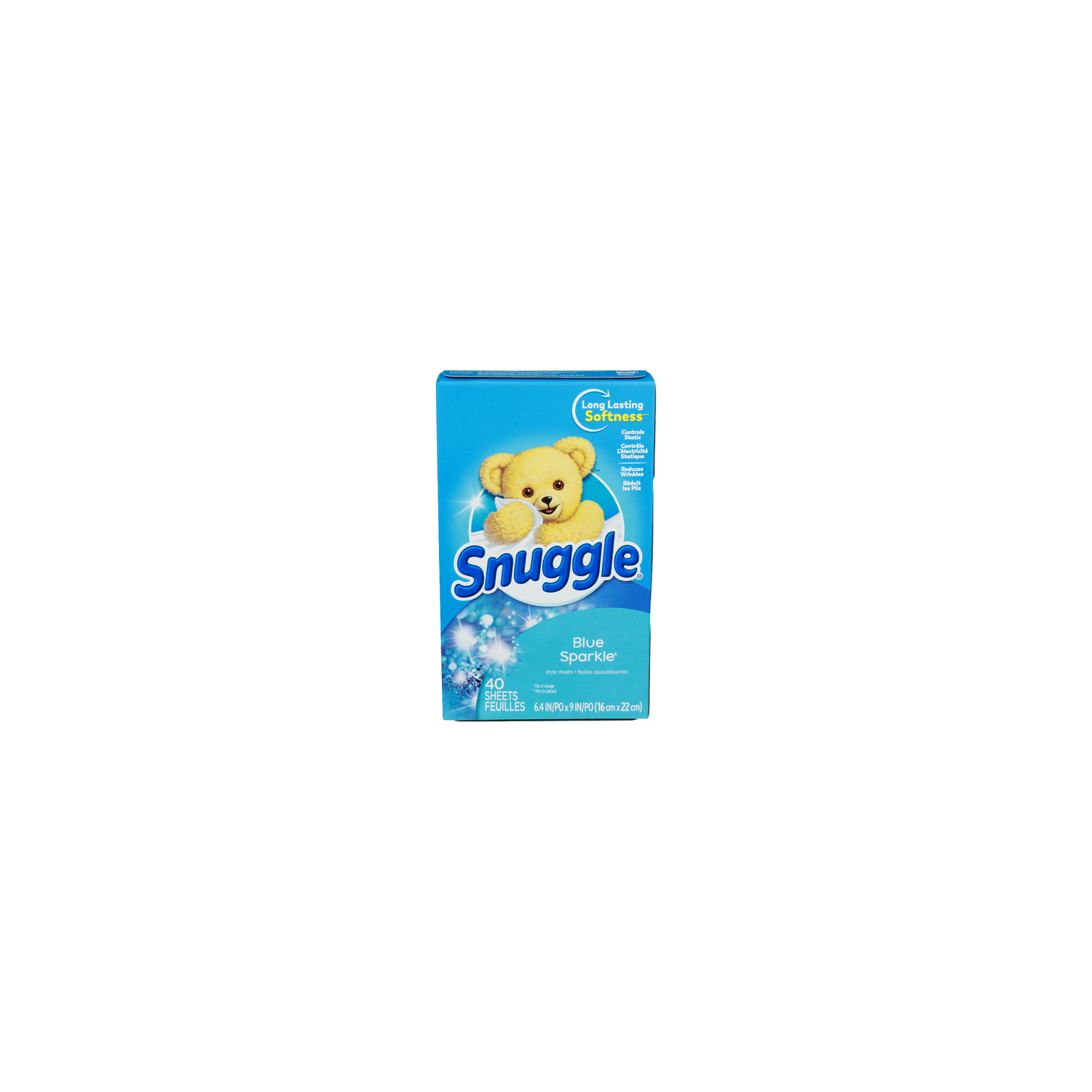 Snuggle Blue Sparkle Dyer Sheets - 40 Count Image 1 of 3