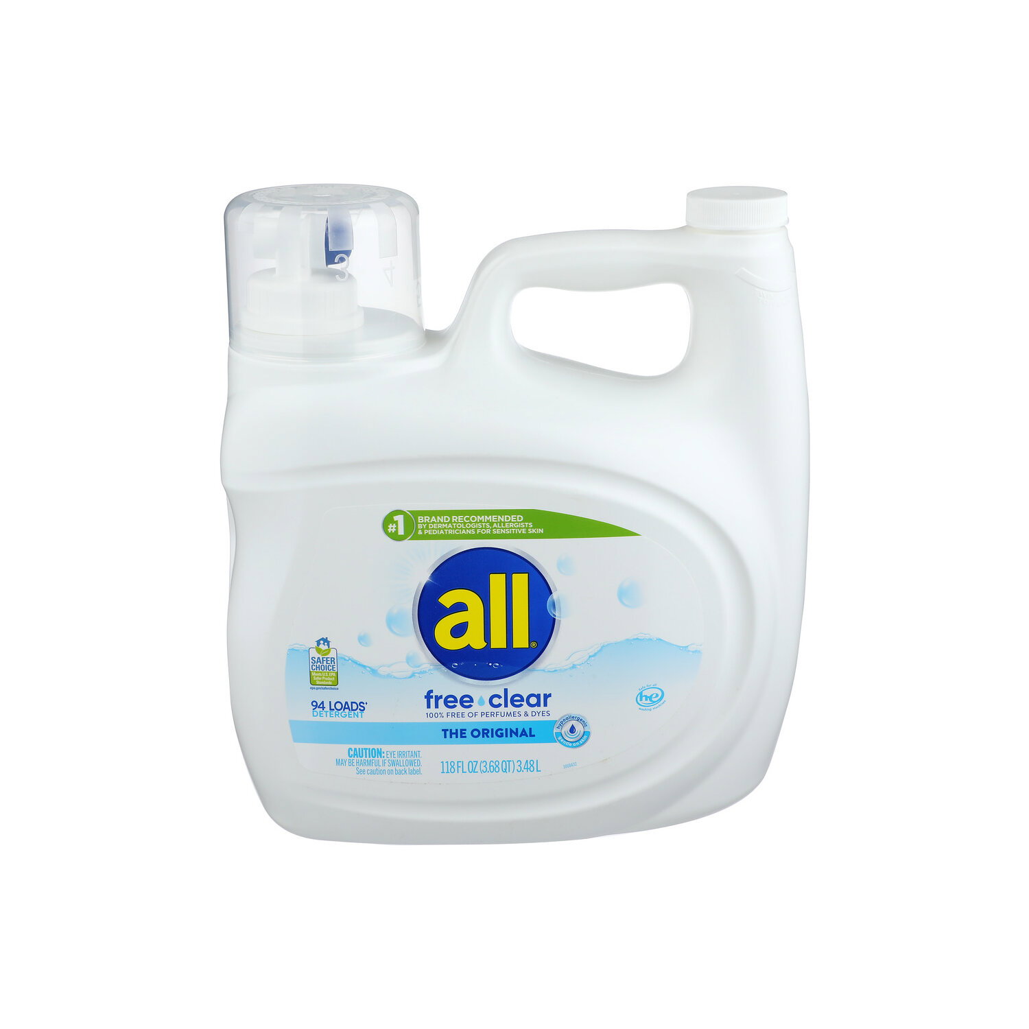 All Free & Clear Original Laundry Detergent - 118 Fluid Ounce Image 1 of 3
