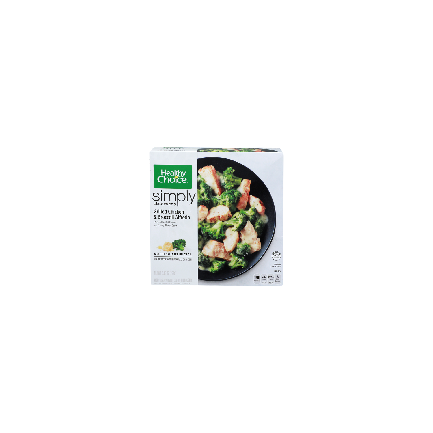 Healthy Choice Simply Steamers Grilled Chicken & Broccoli Alfredo - 9.15 Ounce Image 1 of 4