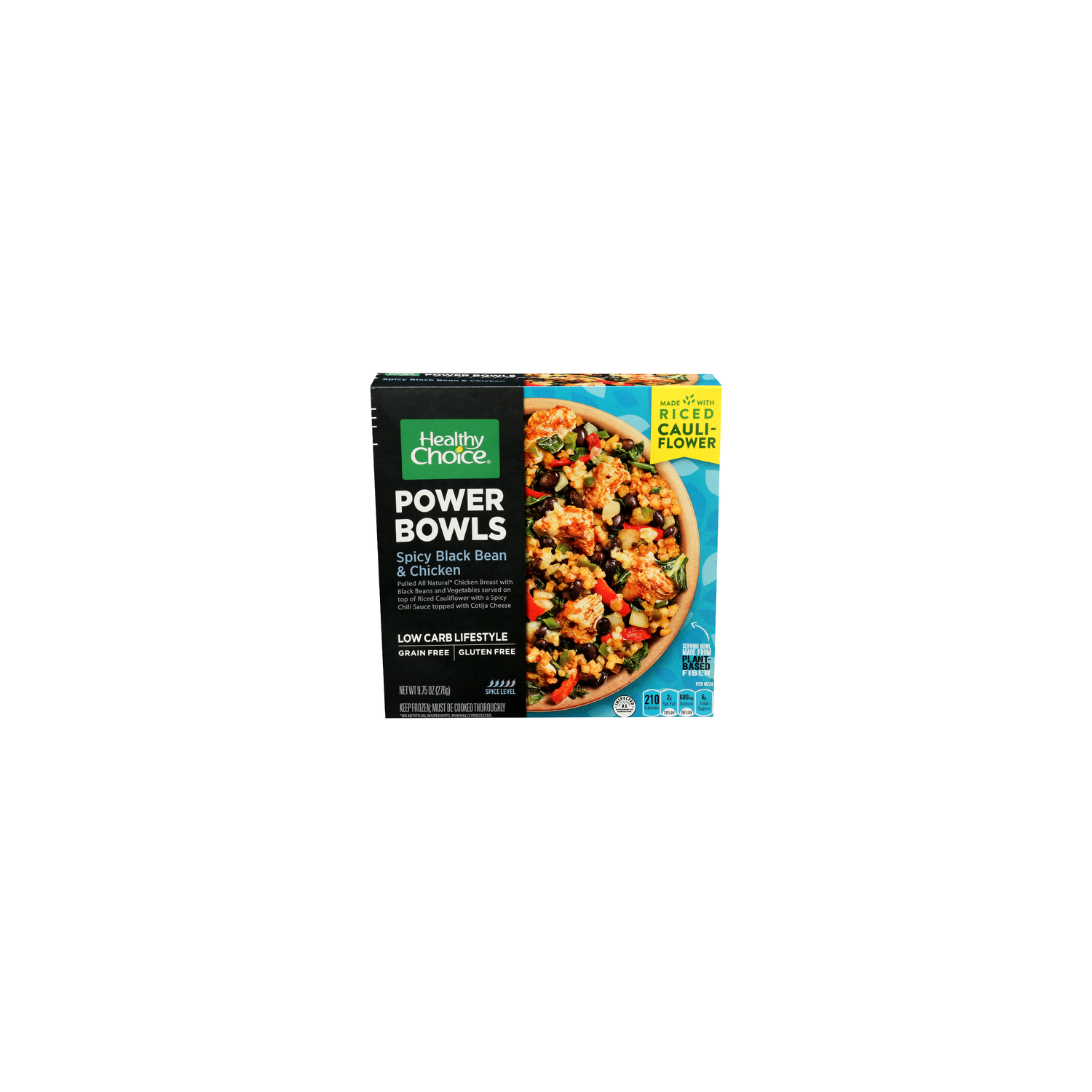 Healthy Choice Spicy Black Bean & Chicken Power Bowls - 9.75 Ounce Image 1 of 4