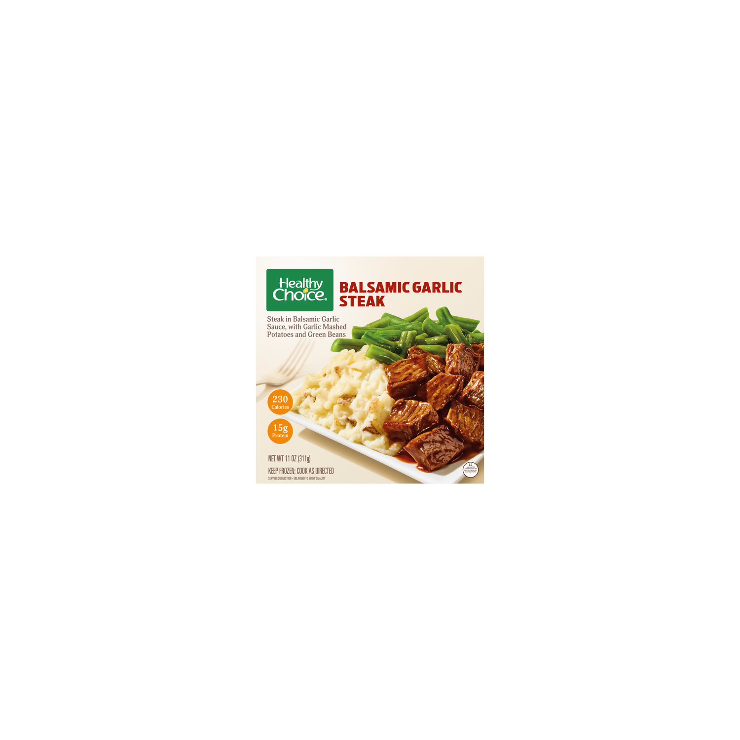 Healthy Choice Balsamic Garlic Steak, Frozen Meal, Bowl - 11 Ounce Image 1 of 2