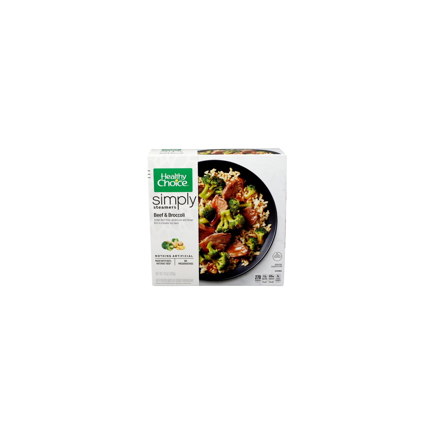 Healthy Choice Beef & Broccoli Simply Steamers - 10 Ounce Image 1 of 4