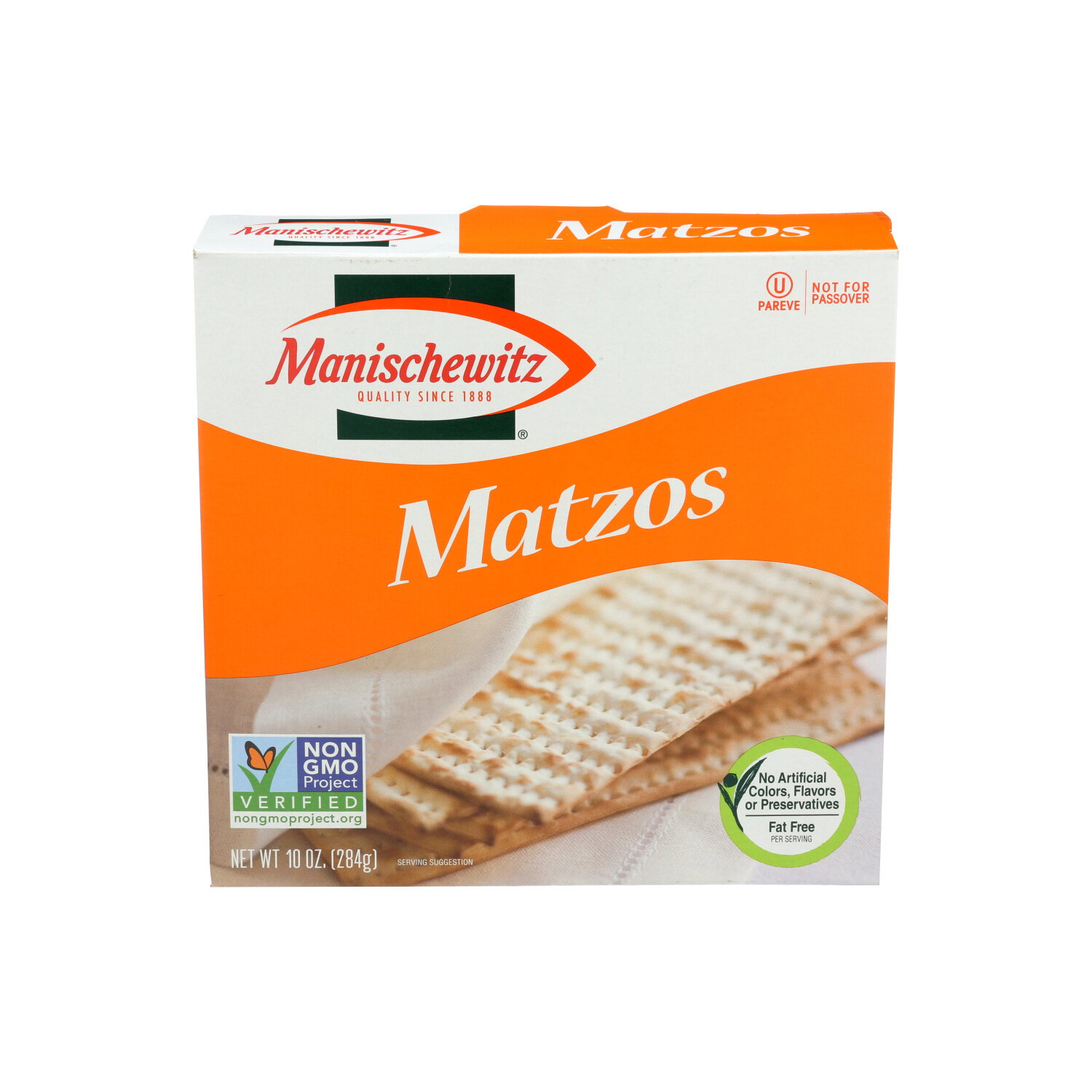 Manischewitz Matzos-No Salt - 10 Ounce Image 1 of 2