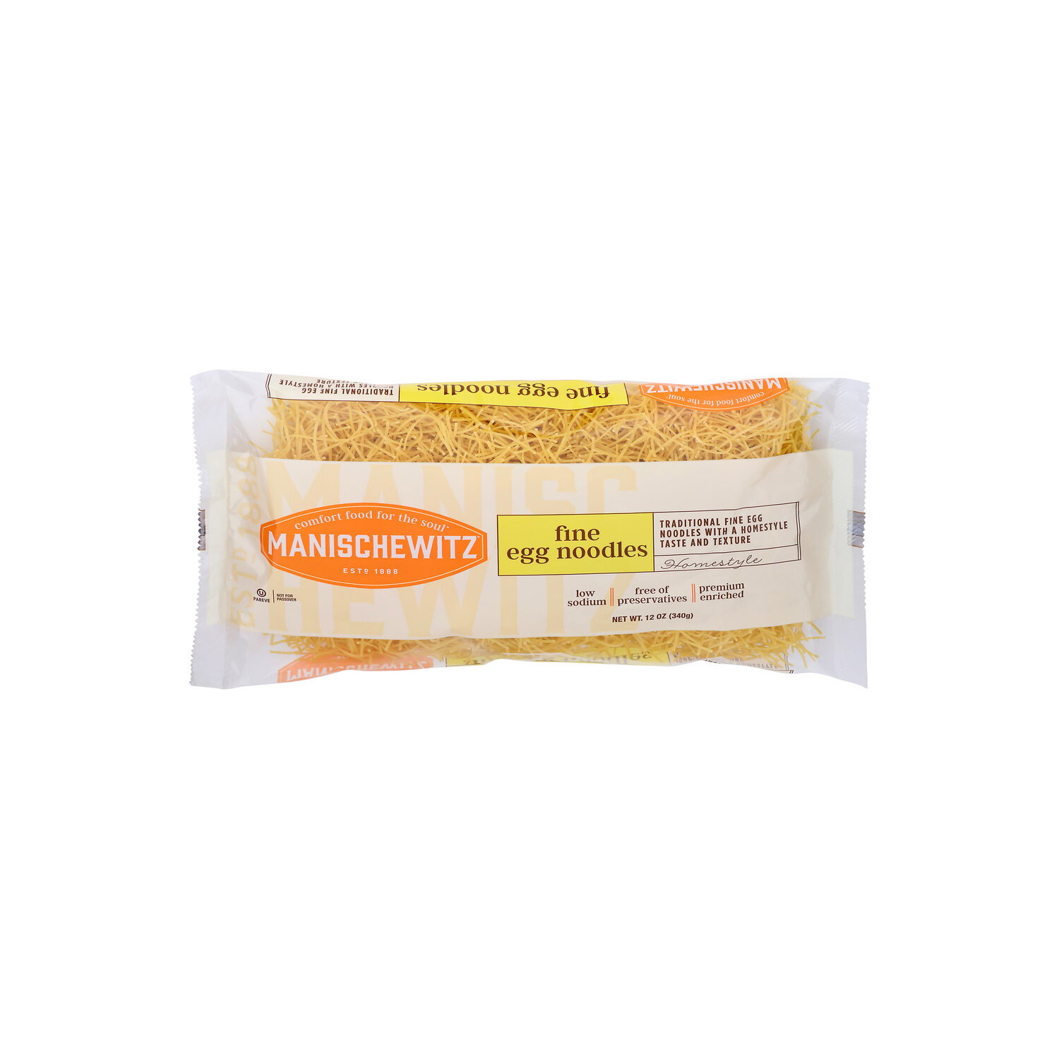 Manischewitz Fine Egg Noodles - 12 Ounce Image 1 of 4