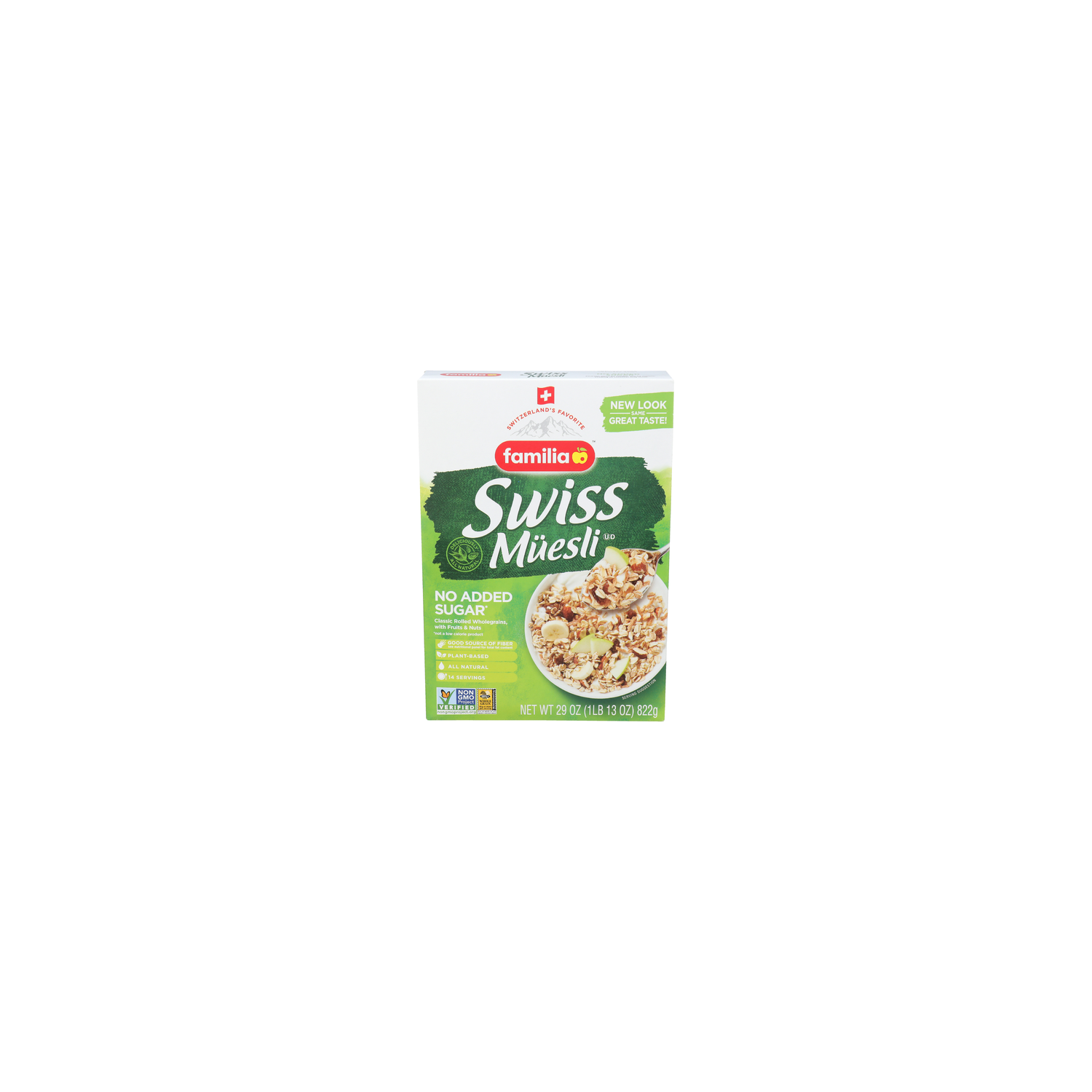 Familia No Added Sugar Swiss Muesli - 2.071 Ounce - 14 Count Image 1 of 4