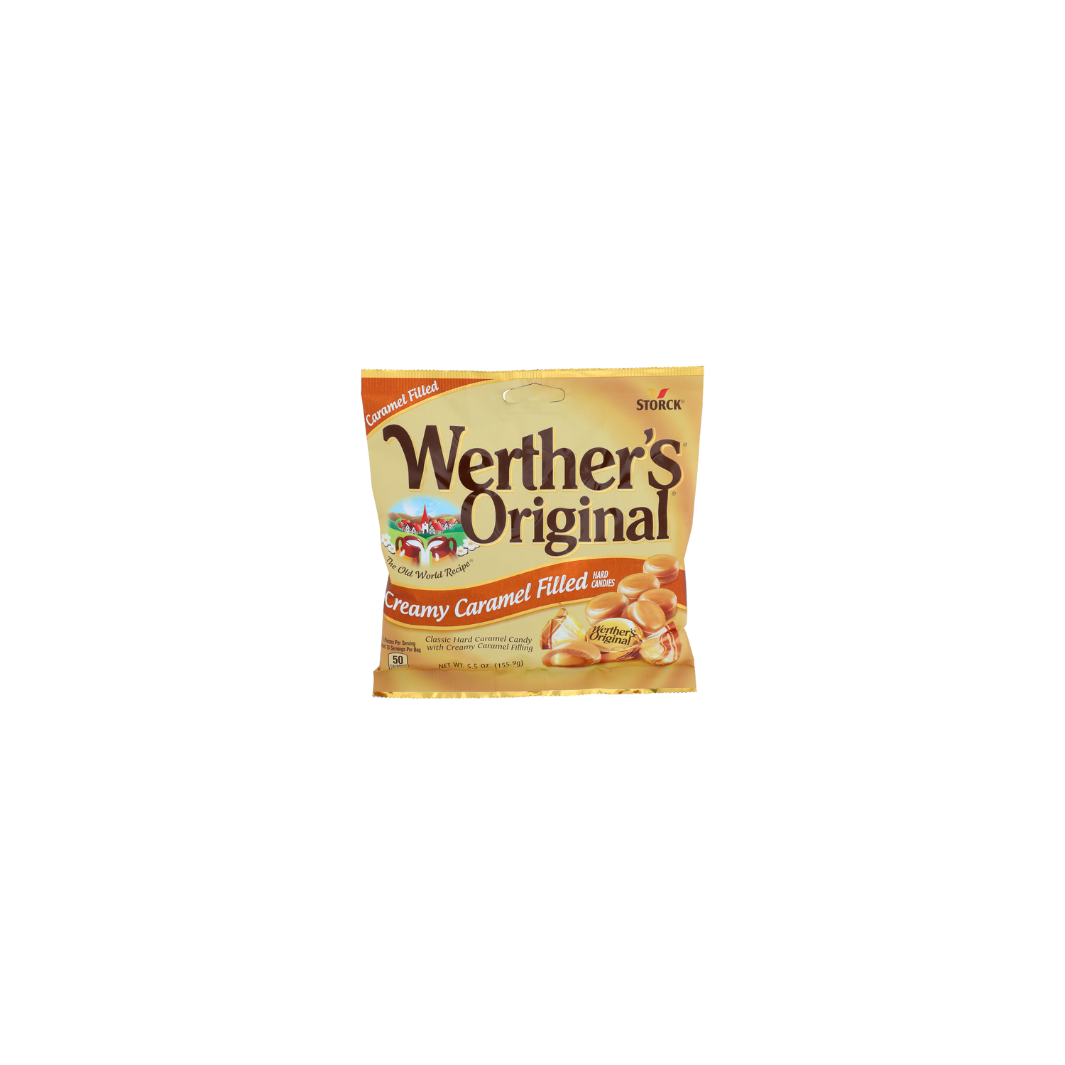 WERTHER's Original Creamy Caramel Filled Hard Candies - 5.5 Ounce Image 1 of 4