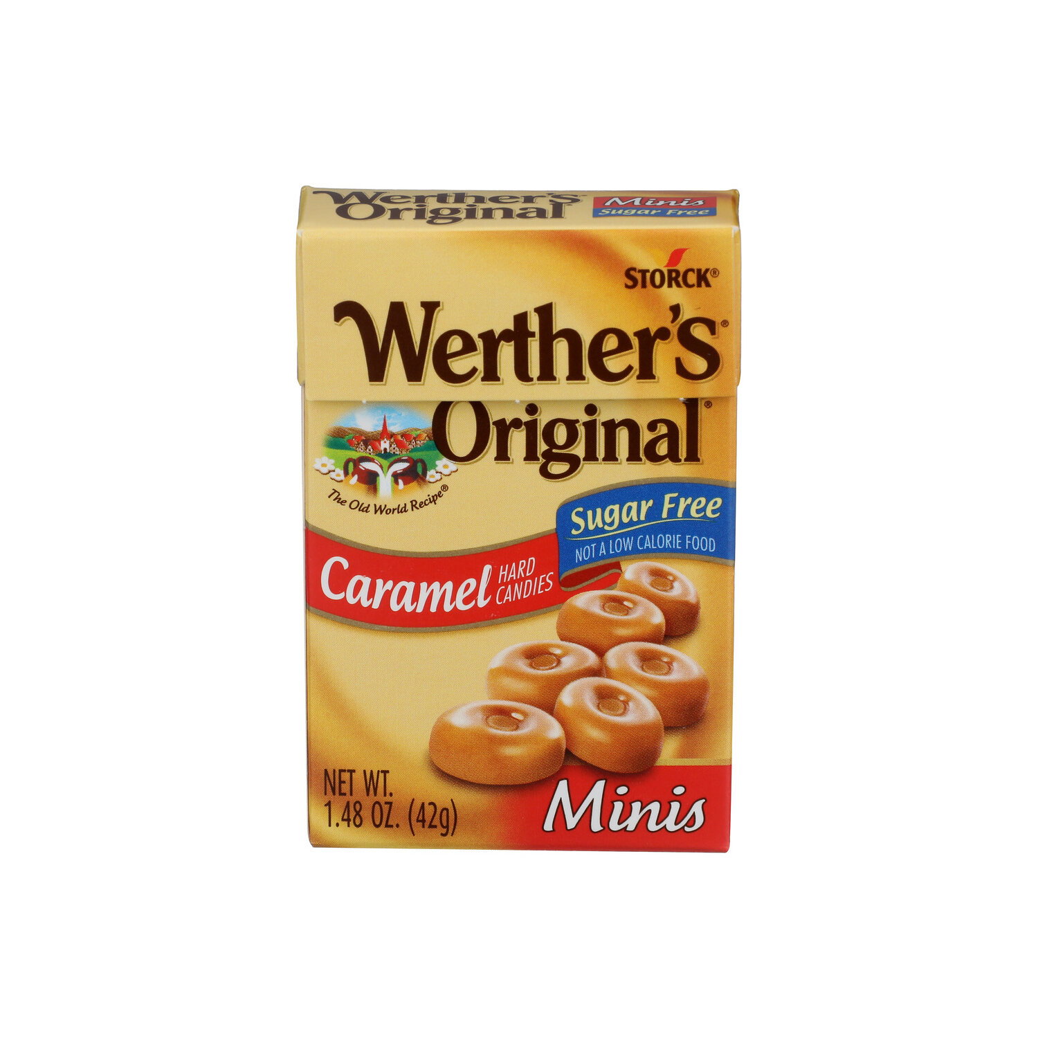 WERTHER's Original Werthers Free Hard Minis, Caramel - 1.48 Ounce Image 1 of 4