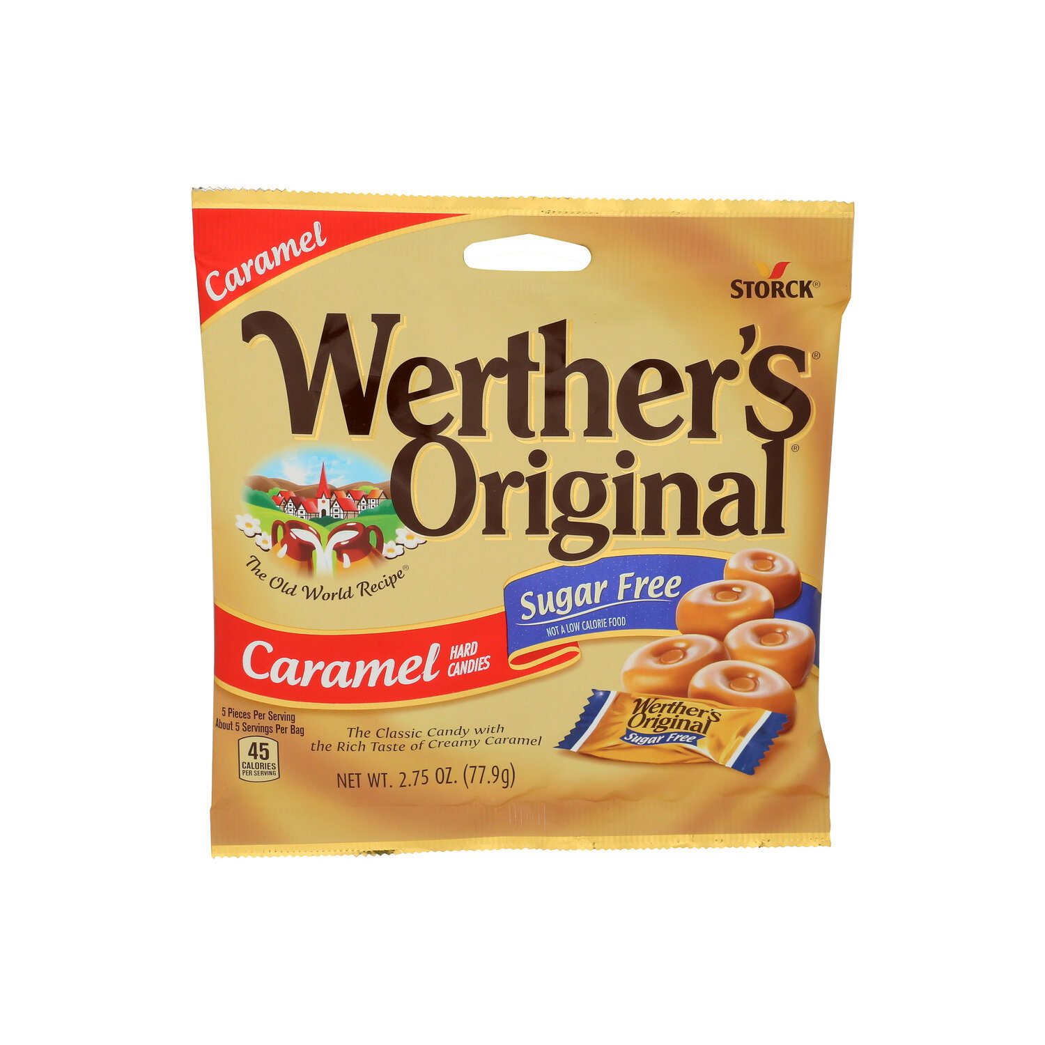 WERTHER's Original Caramel Werthers Hard Sugar Free Candy - 2.75 Ounce Image 1 of 4