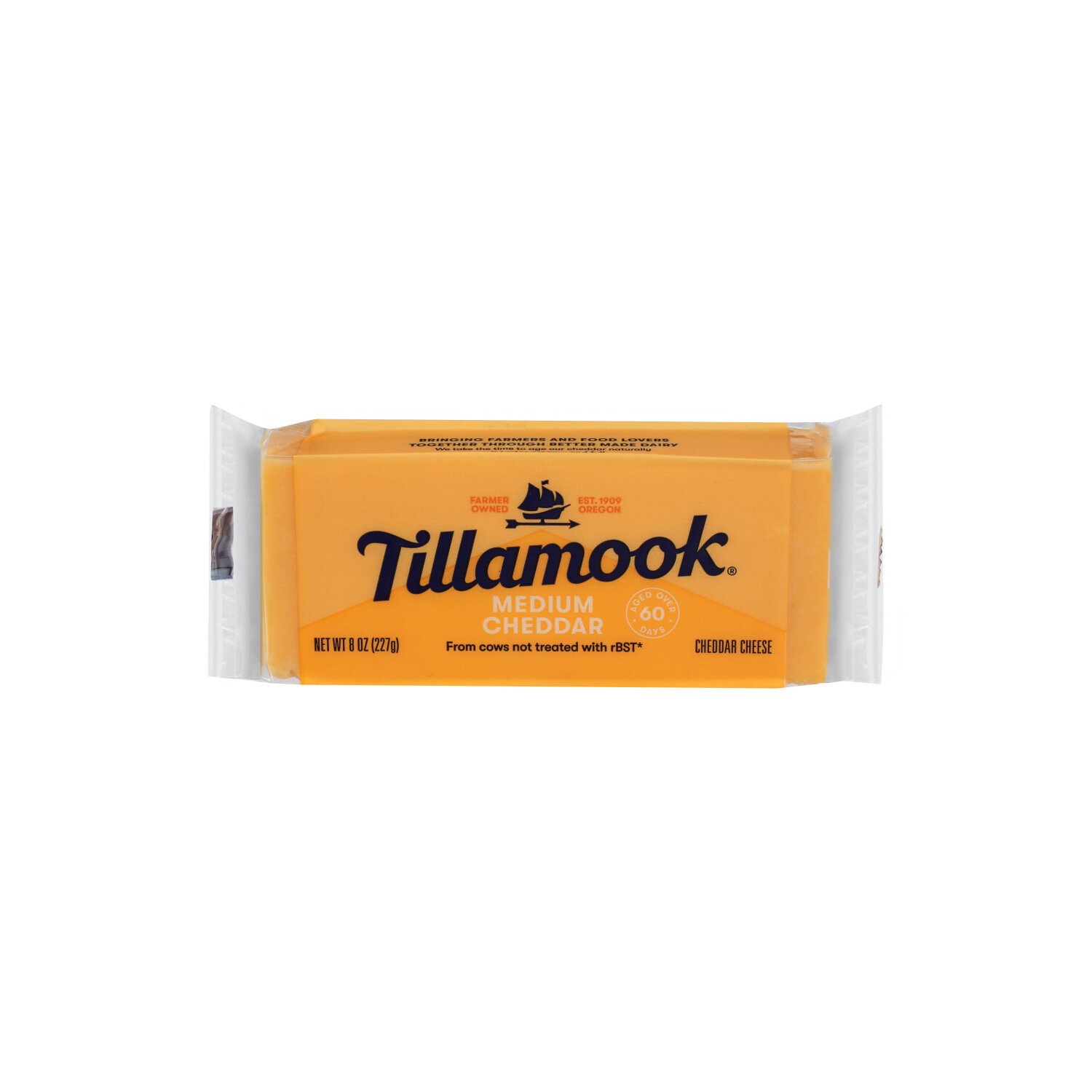 Tillamook Medium Cheddar Chunk - 8 Ounce Image 1 of 2