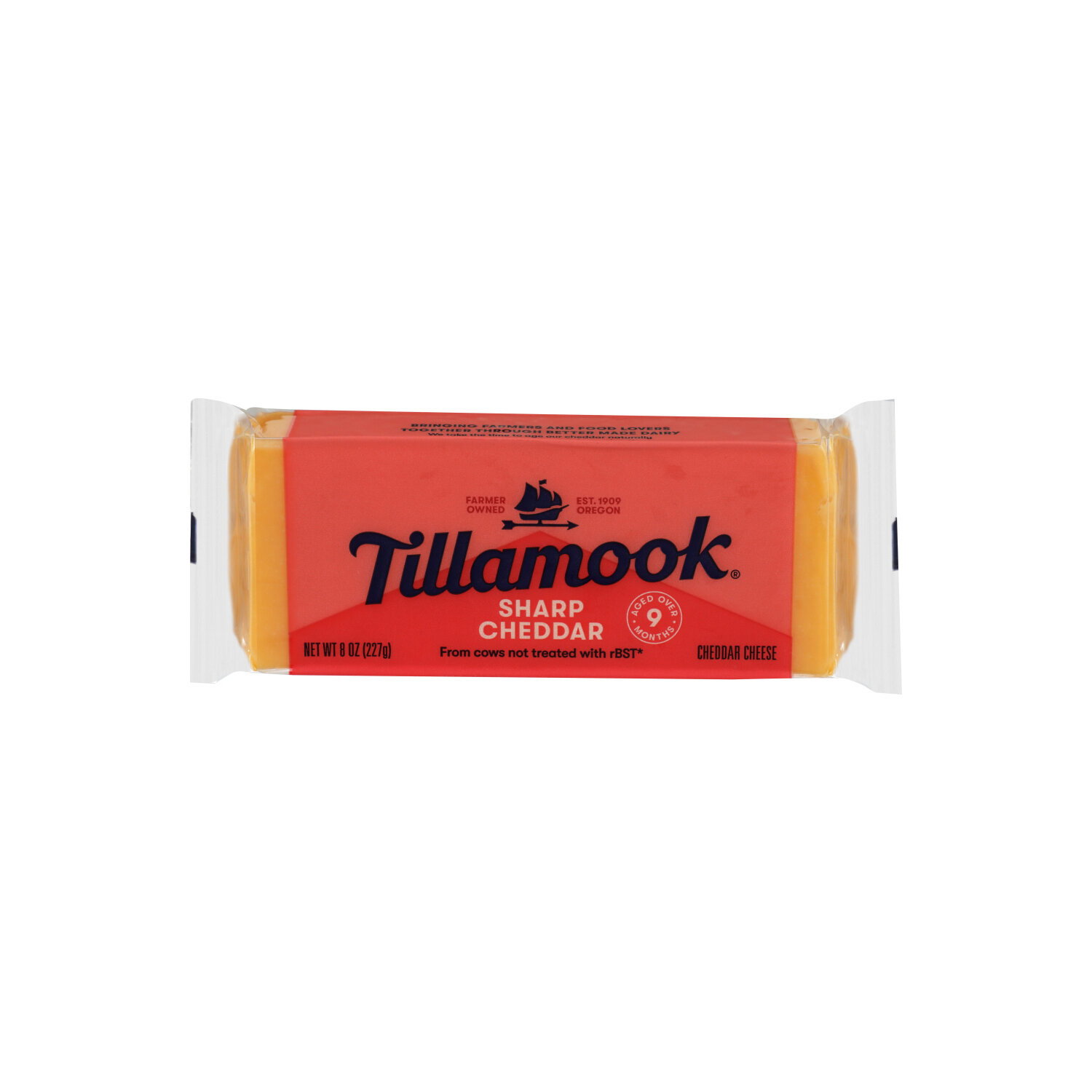 Tillamook Sharp Cheddar Chunk - 8 Ounce Image 1 of 2