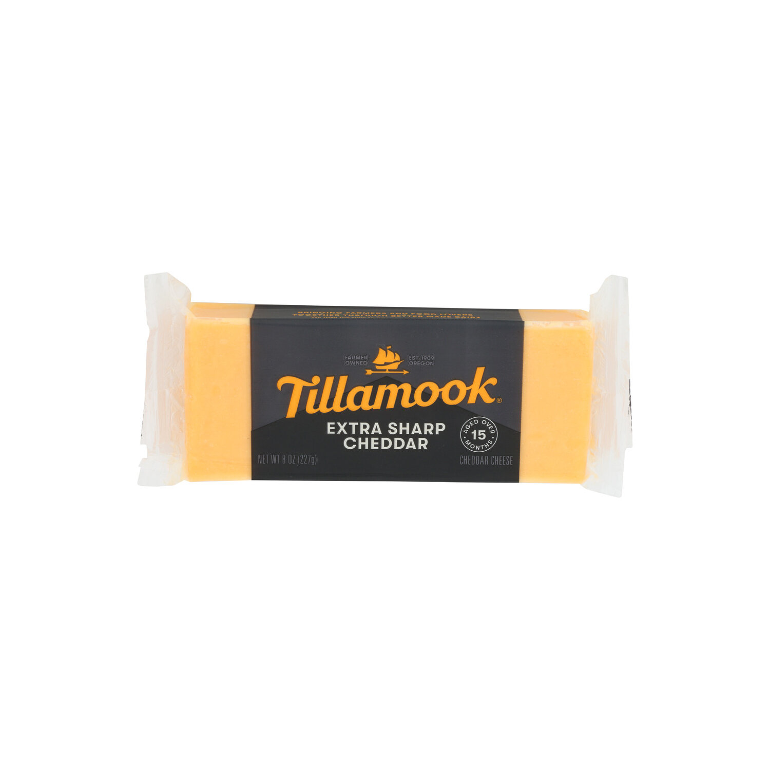 Tillamook Chunk Extra Sharp Cheddar - 8 Ounce Image 1 of 4