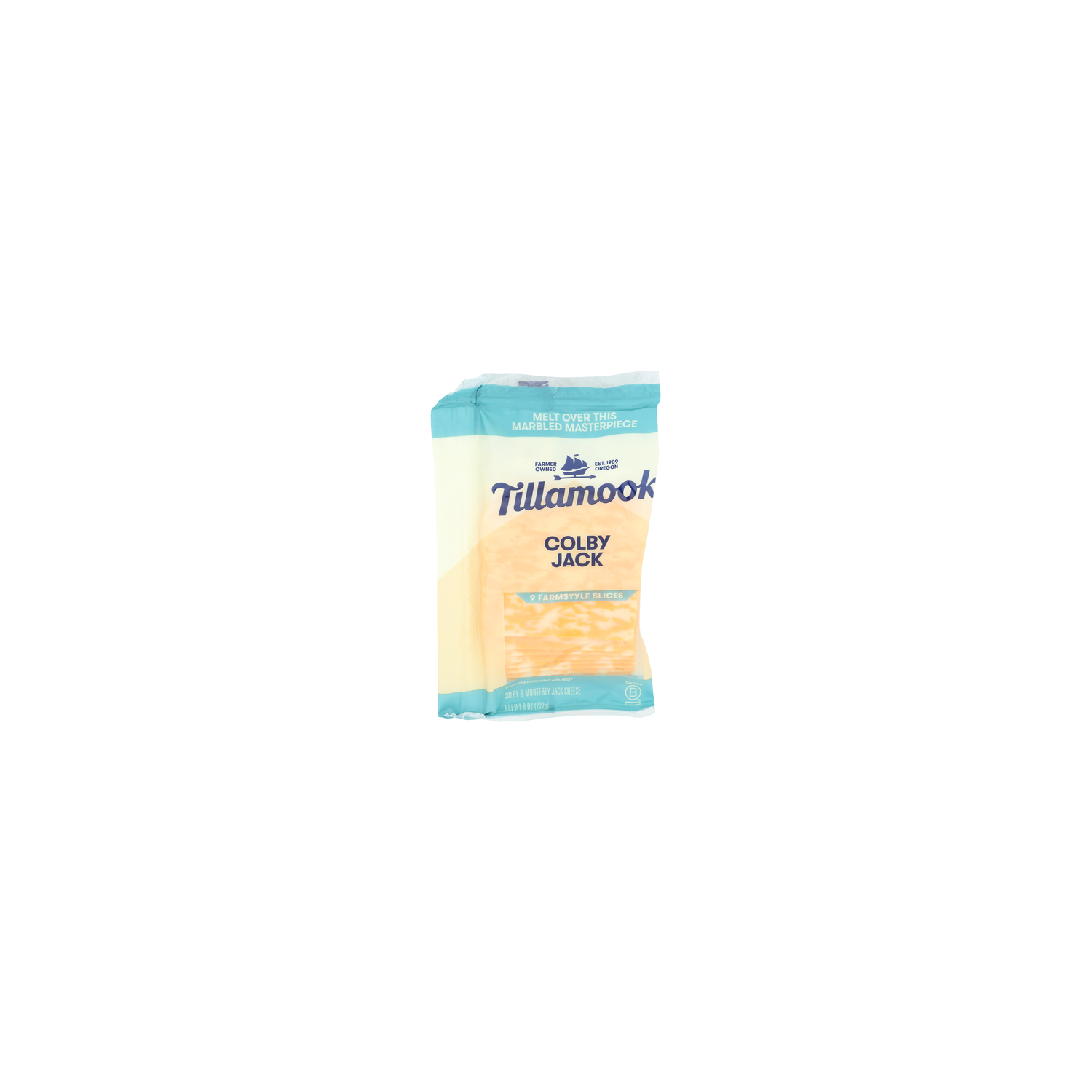 Tillamook Sliced Colby Jack Cheese - 0.889 Ounce - 9 Count Image 1 of 4