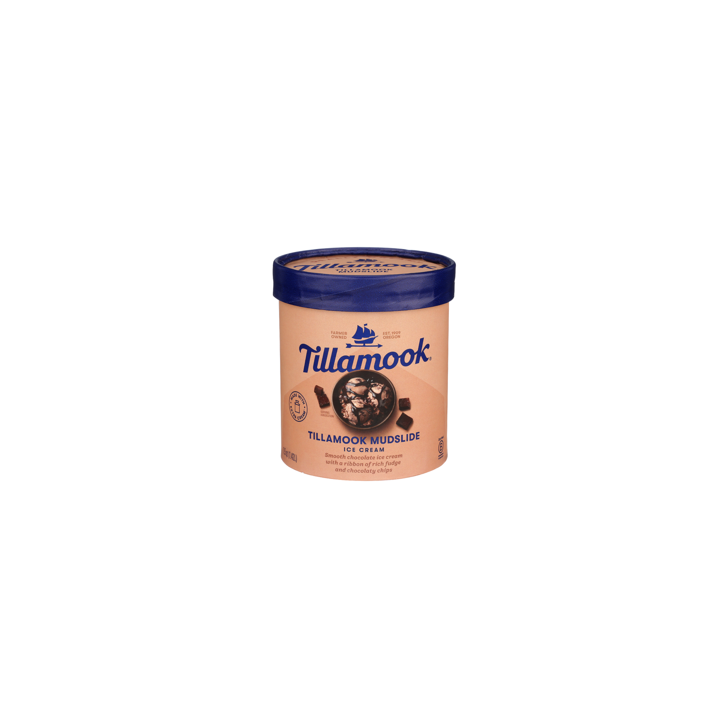 Tillamook Mudslide Frozen Ice Cream - 1.5 Quart Image 1 of 4