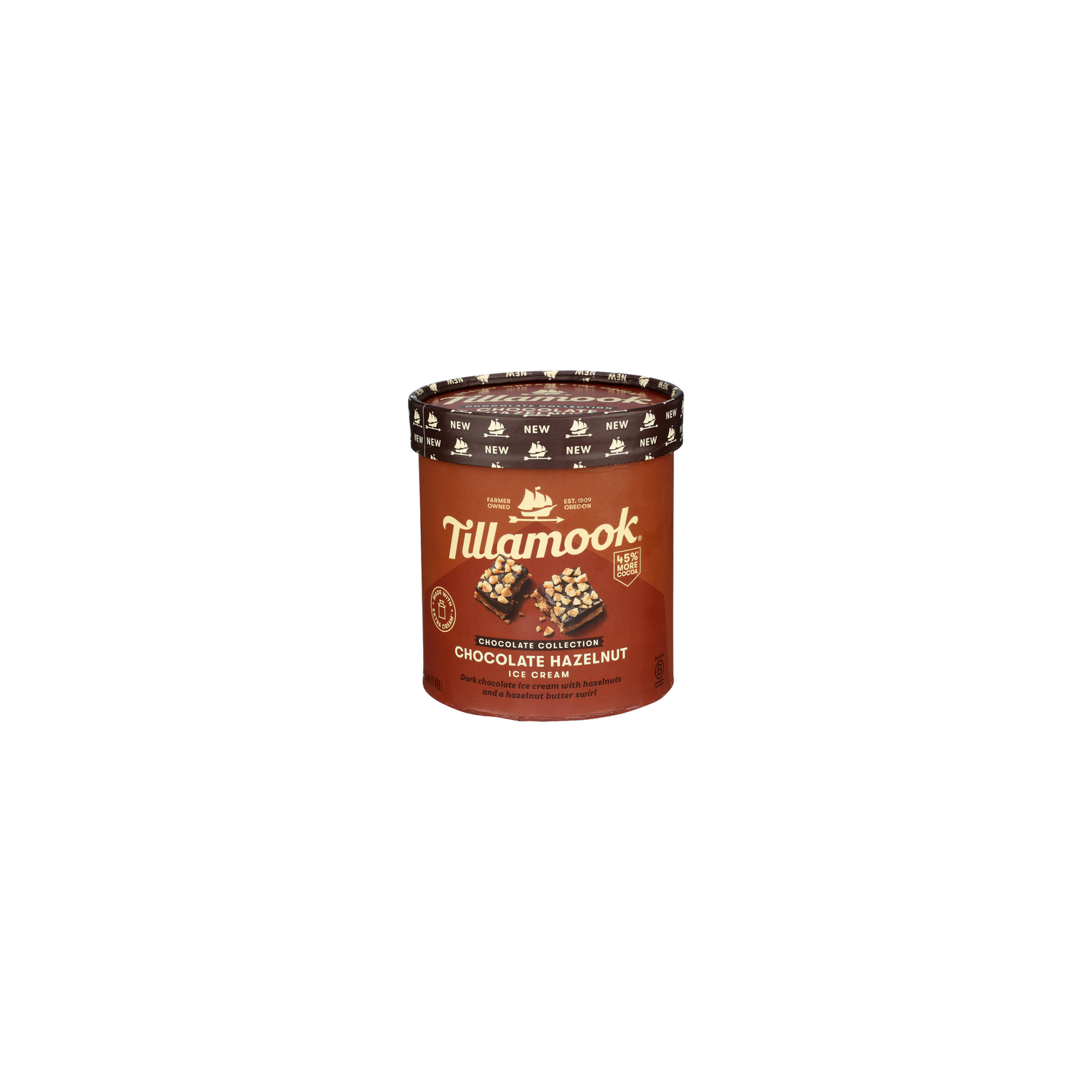 Tillamook Chocolate Hazelnut Frozen Collection Ice Cream - 1.5 Quart Image 1 of 4